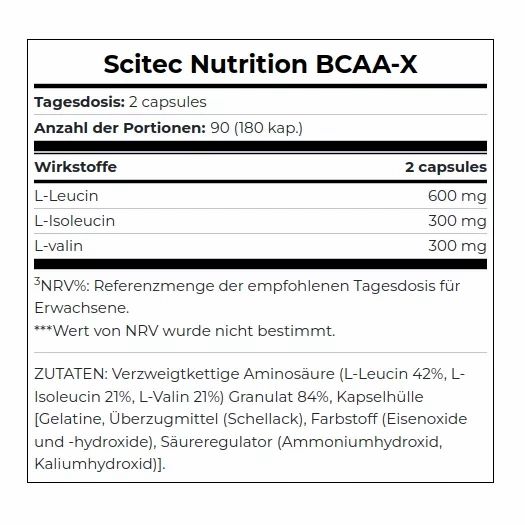 Scitec BCAA-X