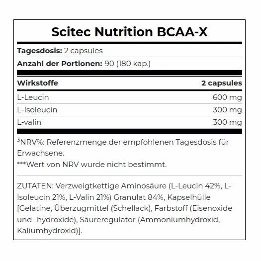 Scitec Bcaa-X 200 g