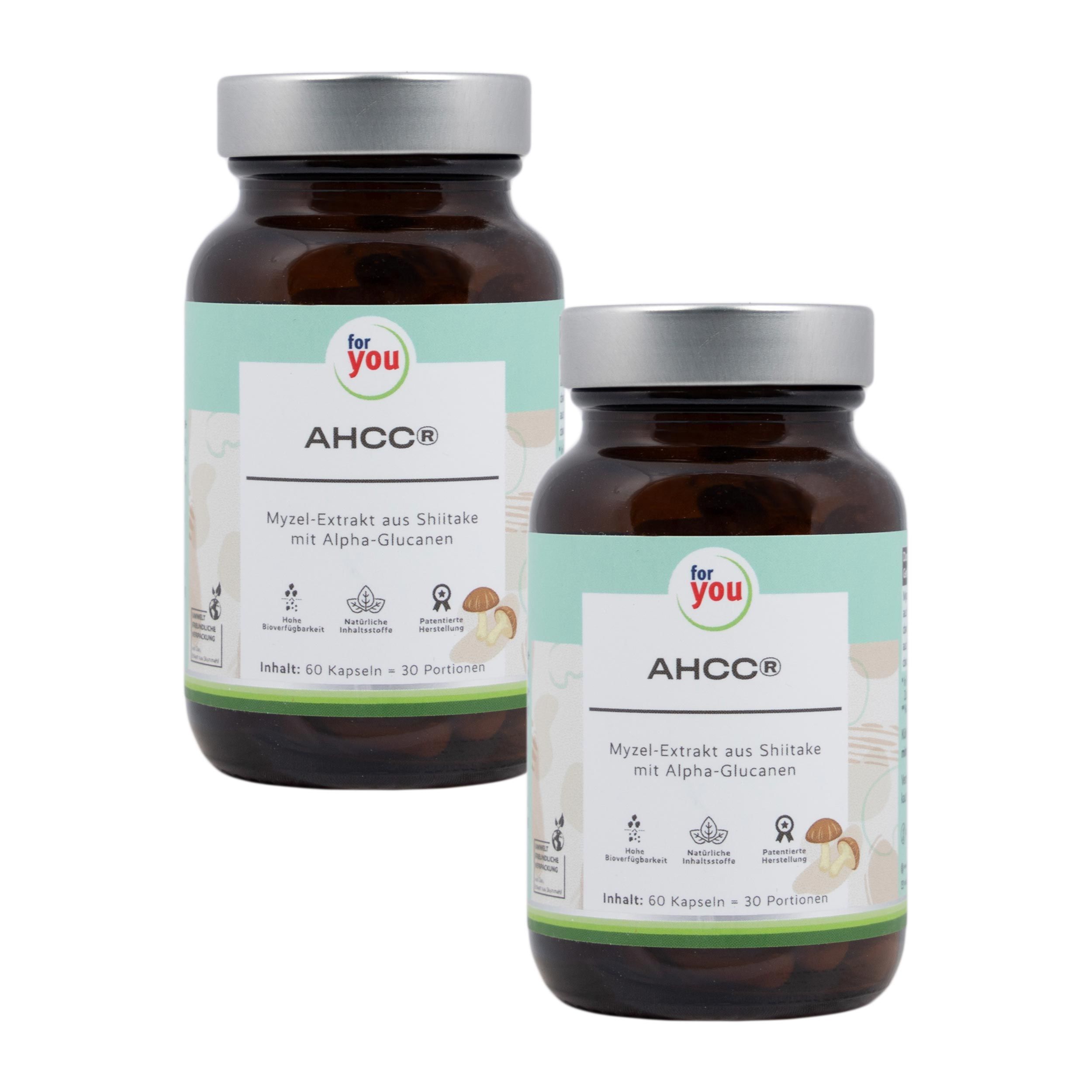 for you Ahcc® Doppelpack 70 g Kapseln