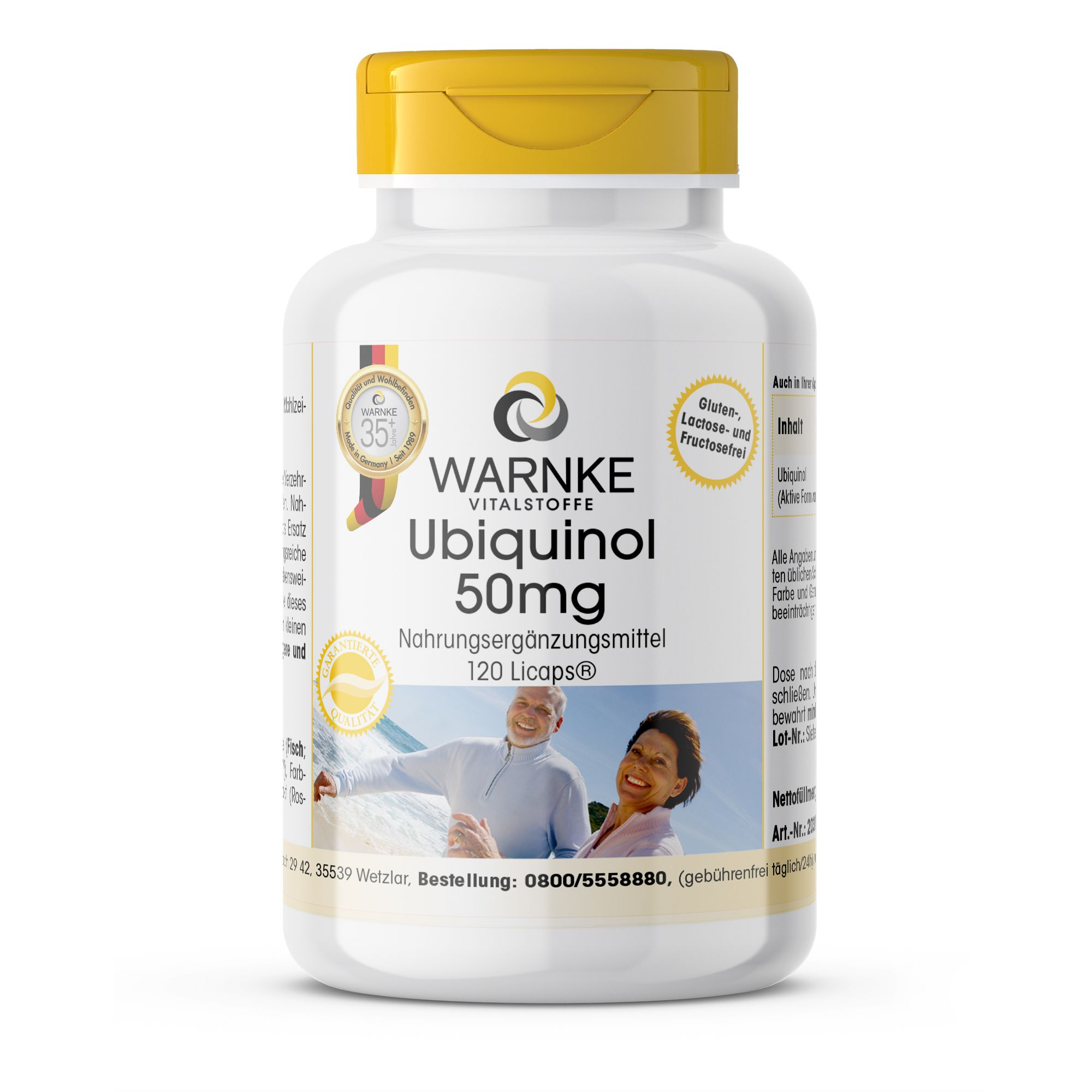 Ubiquinol 50 mg Kapseln 120 St