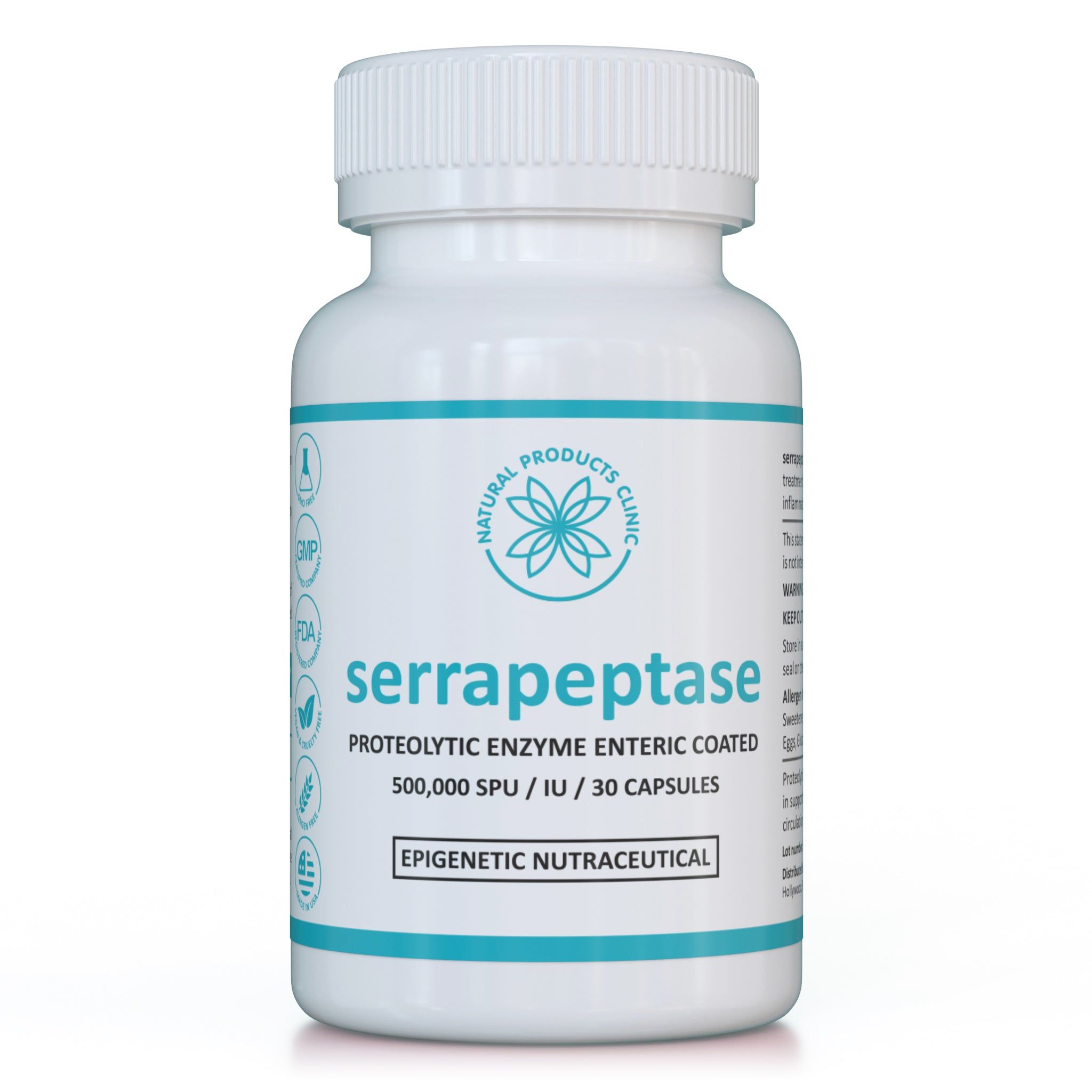 Natural Products Clinic Serrapeptase 500000 SPU pro Kapsel 30 St Kapseln magensaftresistent