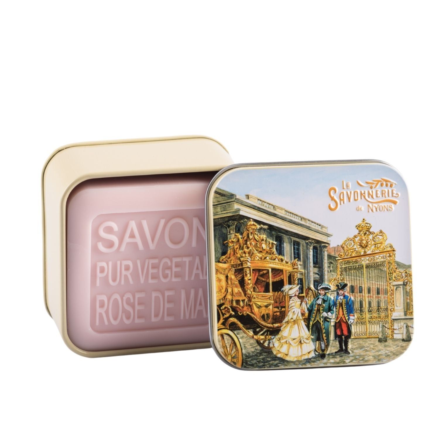 La Savonnerie de Nyons - Metallbox mit Seife - Kutsche Versailles