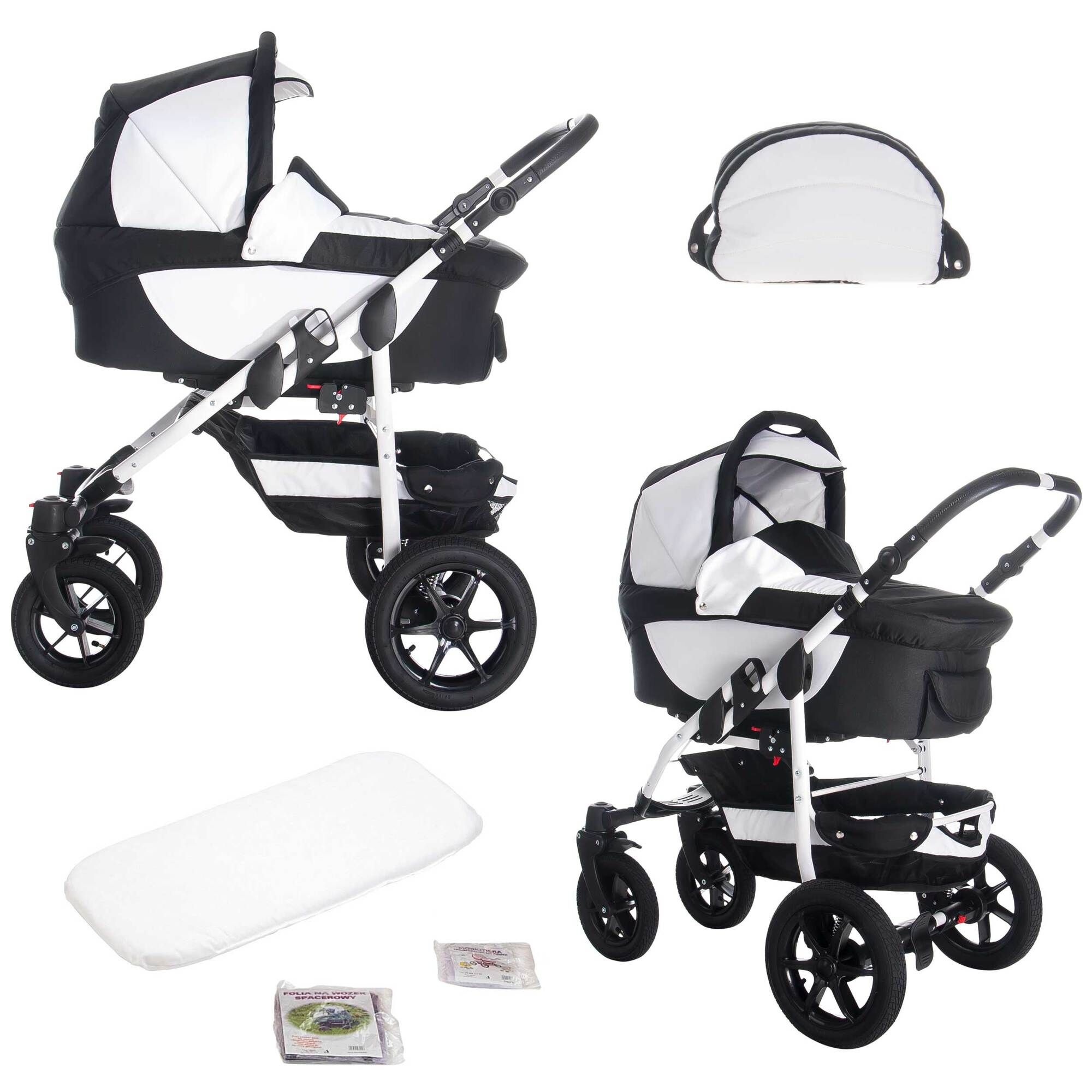 Bebebi Sidney 3 in 1 Kinderwagen Set Luftreifen, Sydney