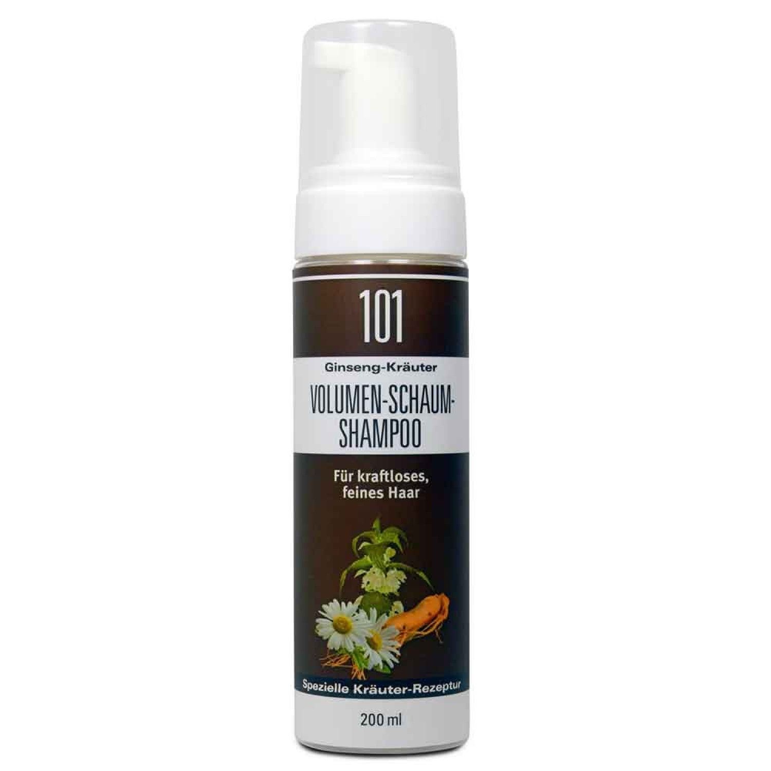 101 Haar-System Anti-Haarausfall Ginseng-Kräuter Volumen Schaum Shampoo