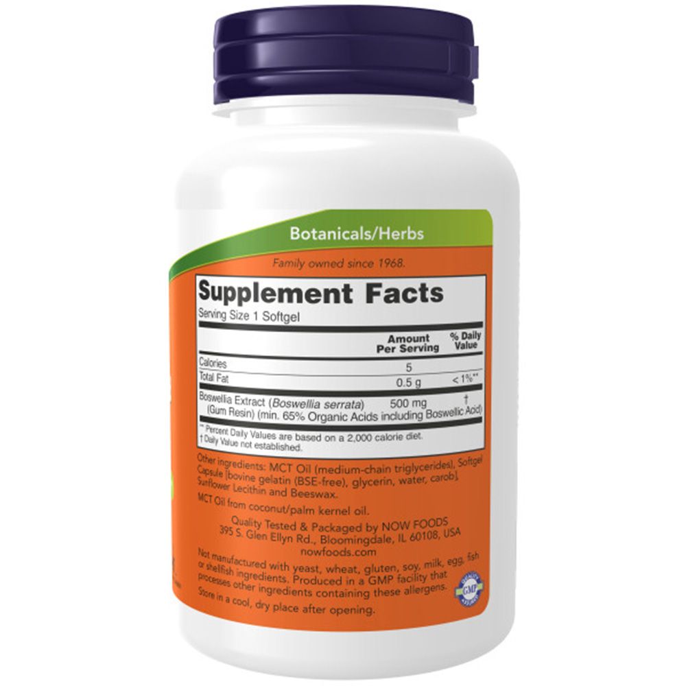 Now Foods, Boswellia Extract ( Weihrauch Extrakt ), 500 mg