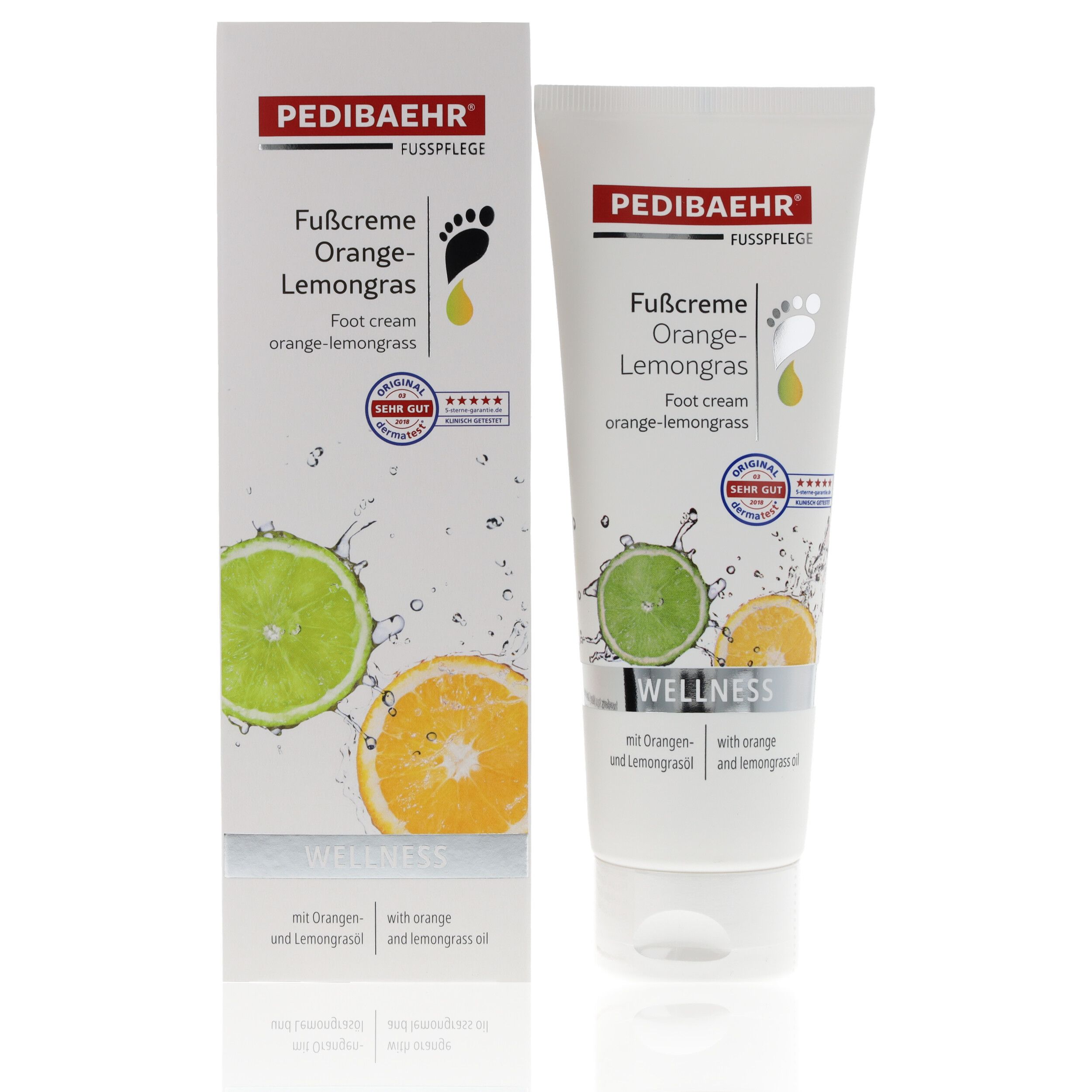 Pedibaehr Fußcreme Orange Lemongras