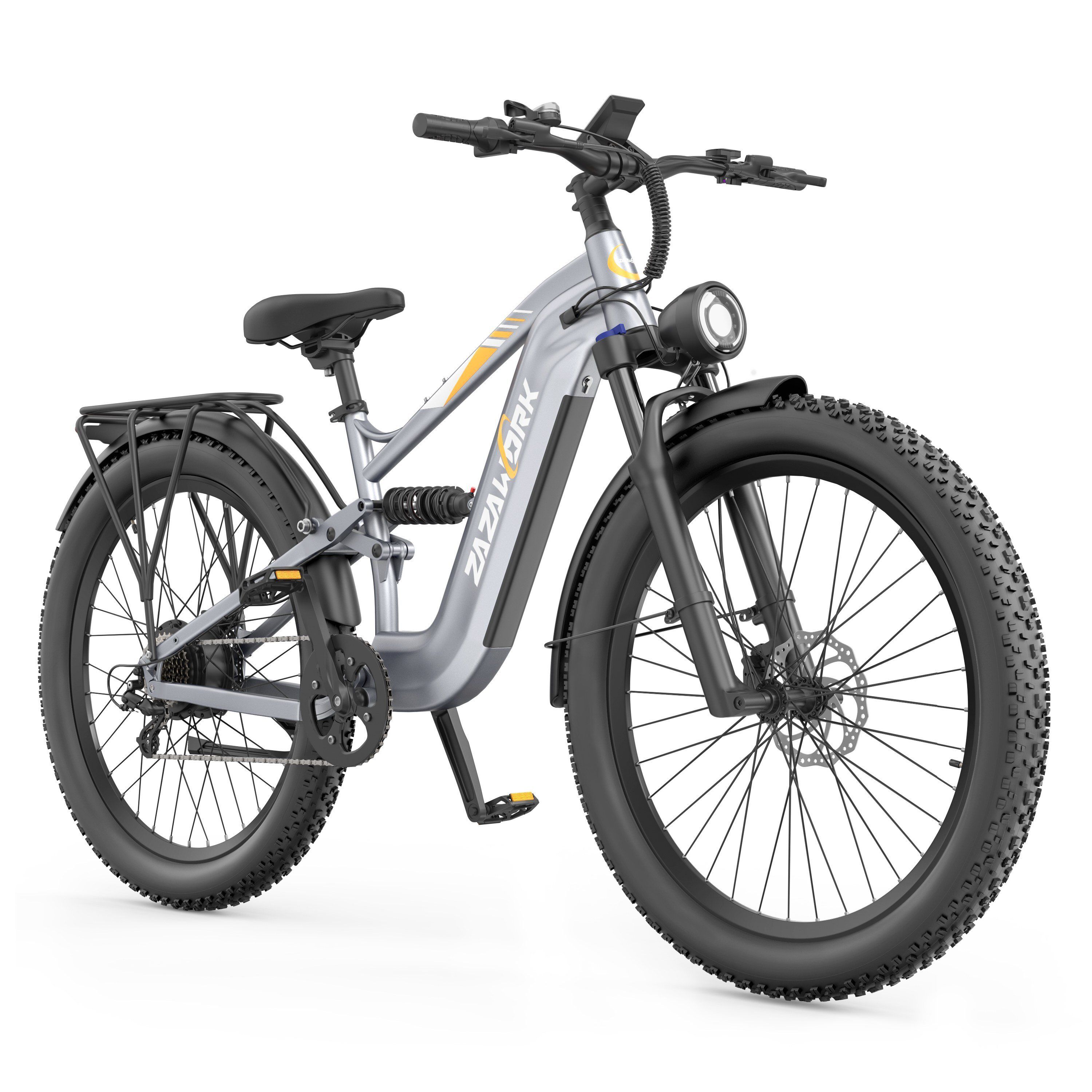 Zazawork Cf500 Elektrisches Mountainbike, 48V 20Ah Akku, 90 km Reichweite 1 St