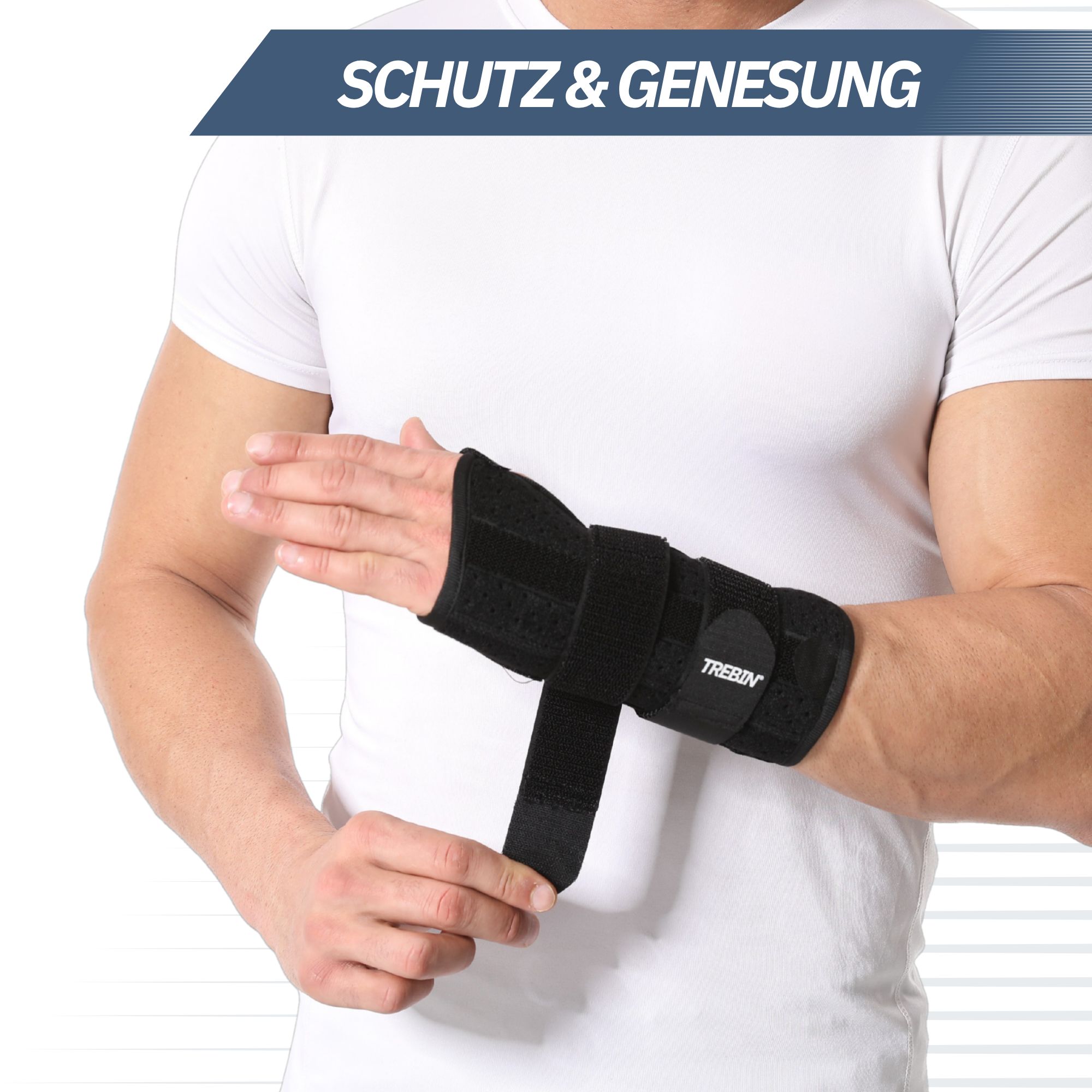Trebin Handgelenkbandage mit Schienen