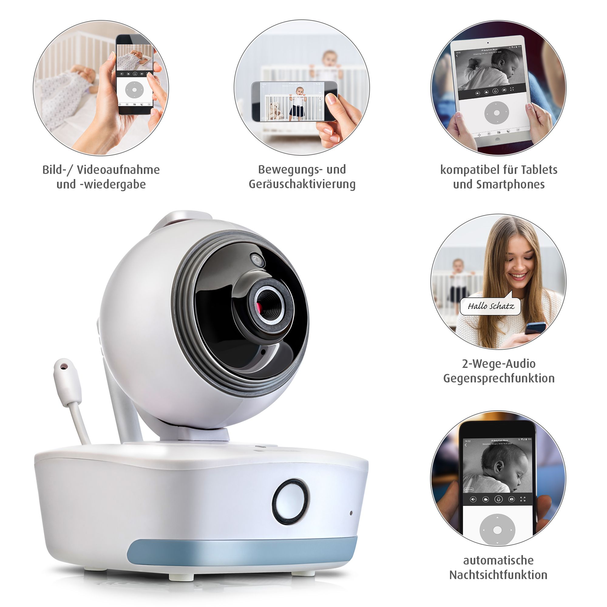 reer IP BabyCam Move Smart-Babyphone