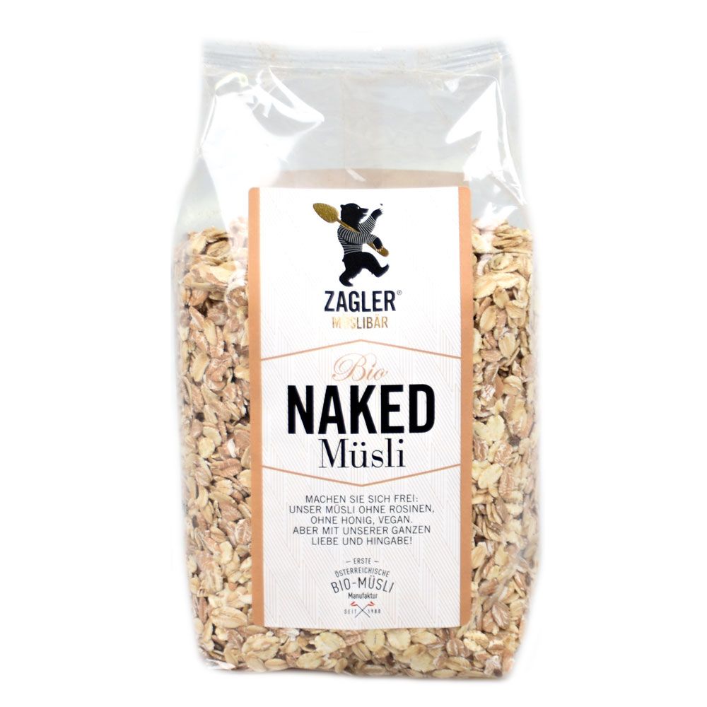 Zagler Müslibär Bio Naked Müsli