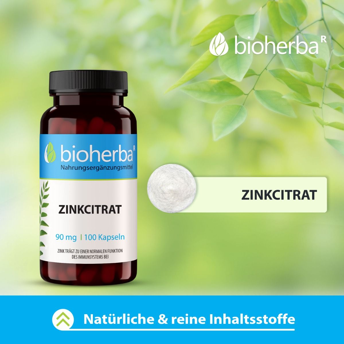 Zinkcitrat 90 mg 100 Kapseln  PZN 19642770