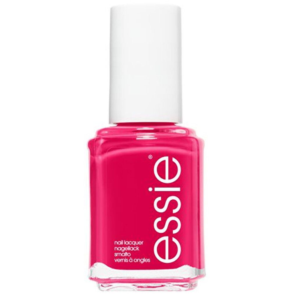 Essie Nagellackflasche mit Aufschrift 'nail lacquer'.