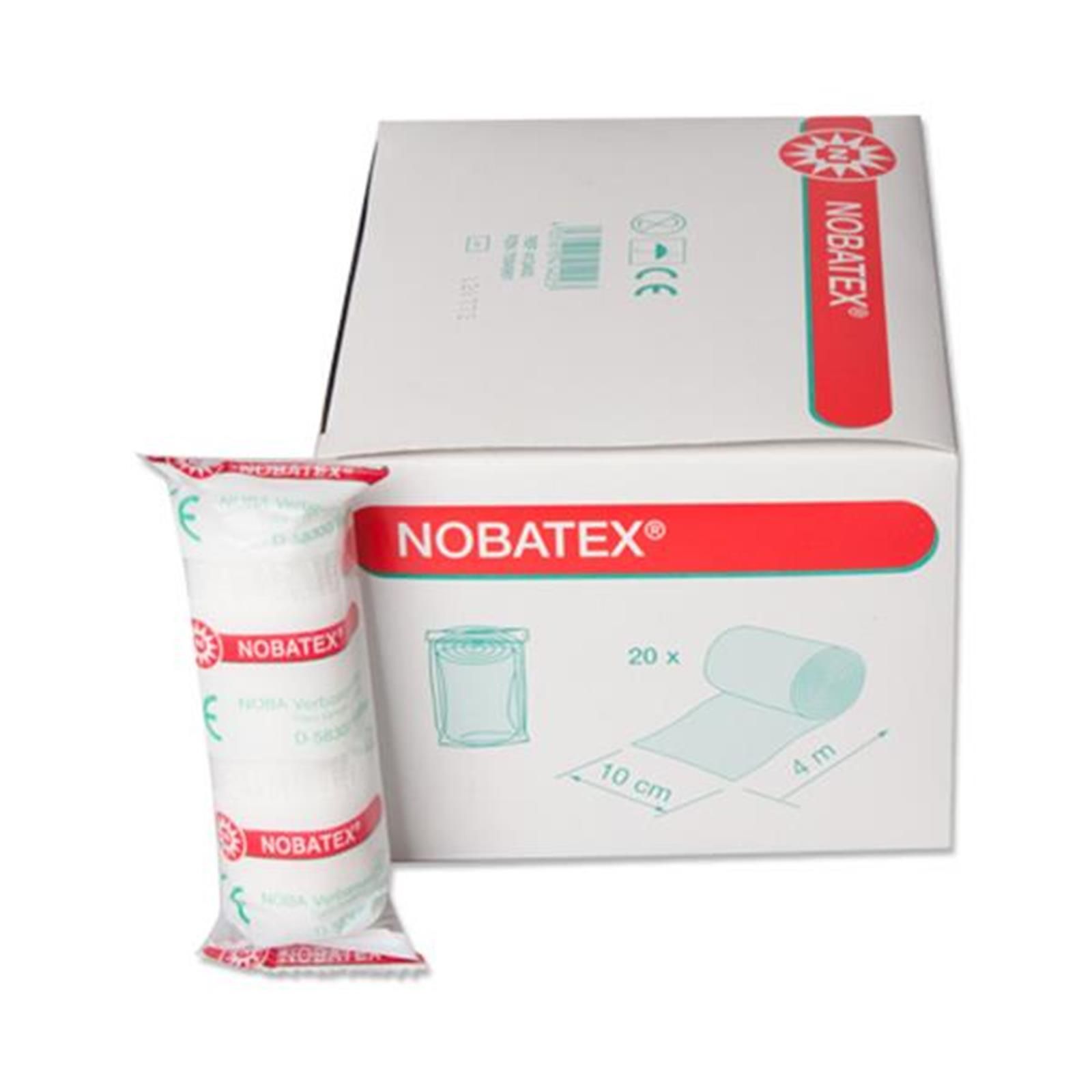 NOBA Nobatex elastische Mullbinden in Folie 4 m x 10 cm