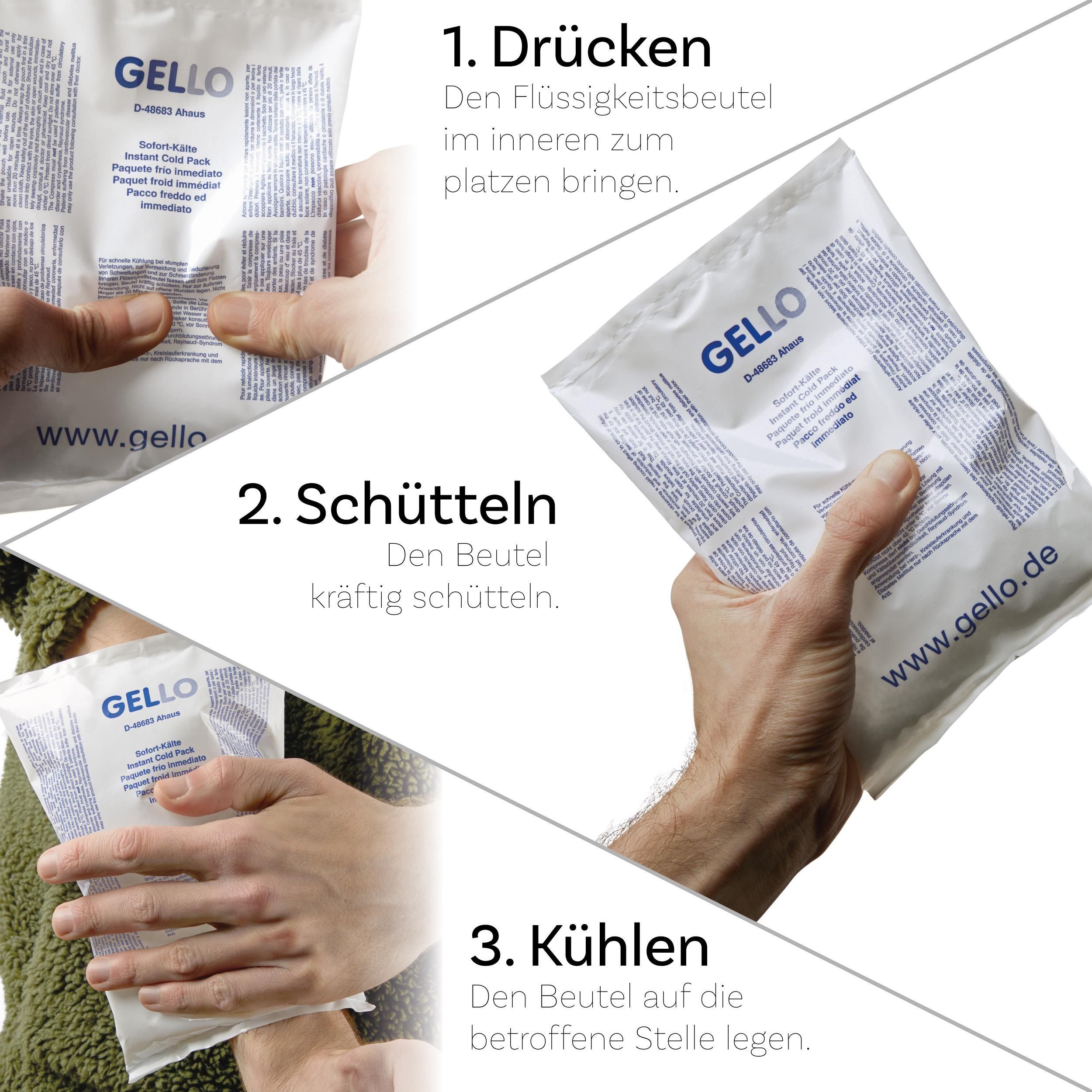 Kälte-Sofortkompresse - Einweg - 15 x 21 cm