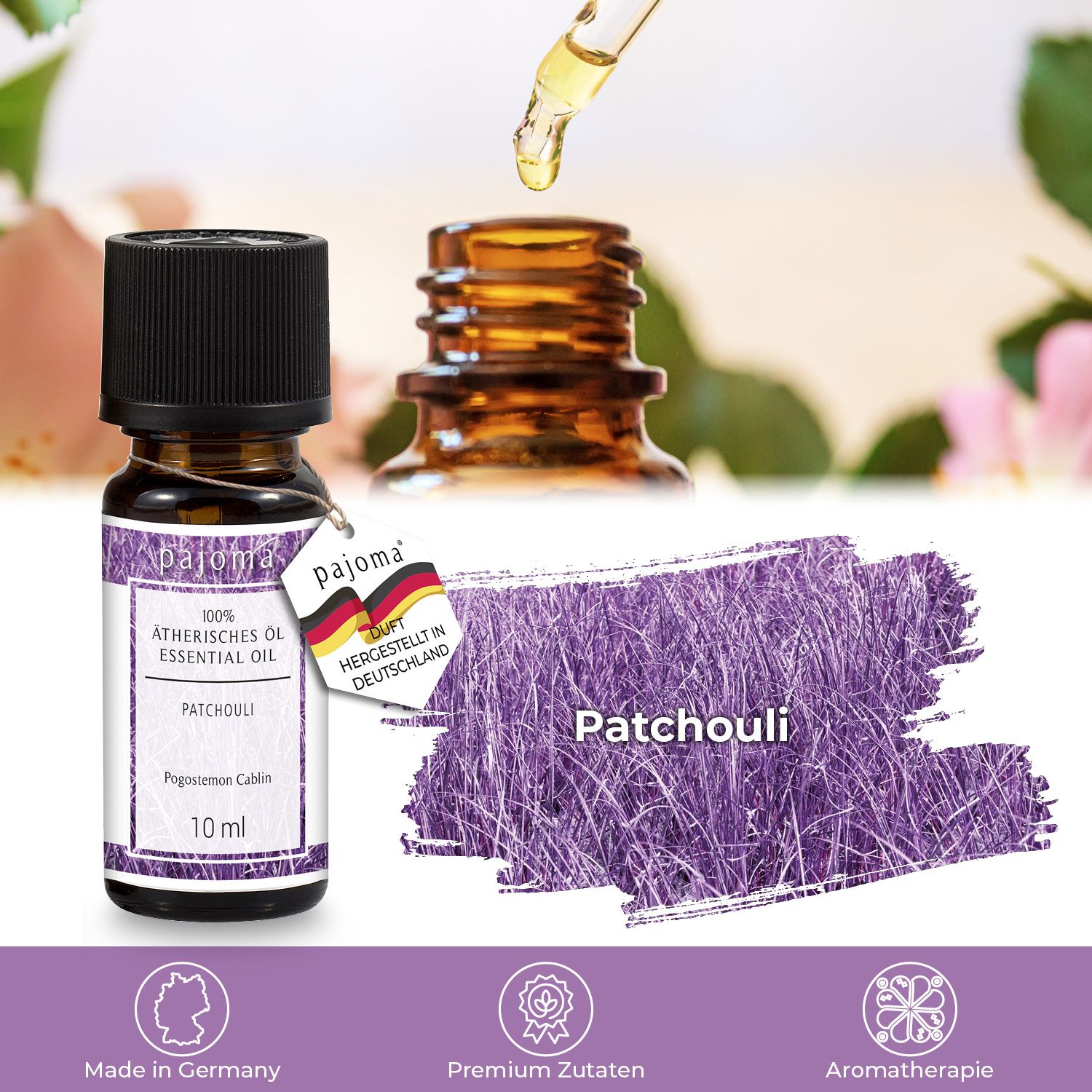 pajoma® ätherisches Patchouli Öl 10 ml Ätherisches