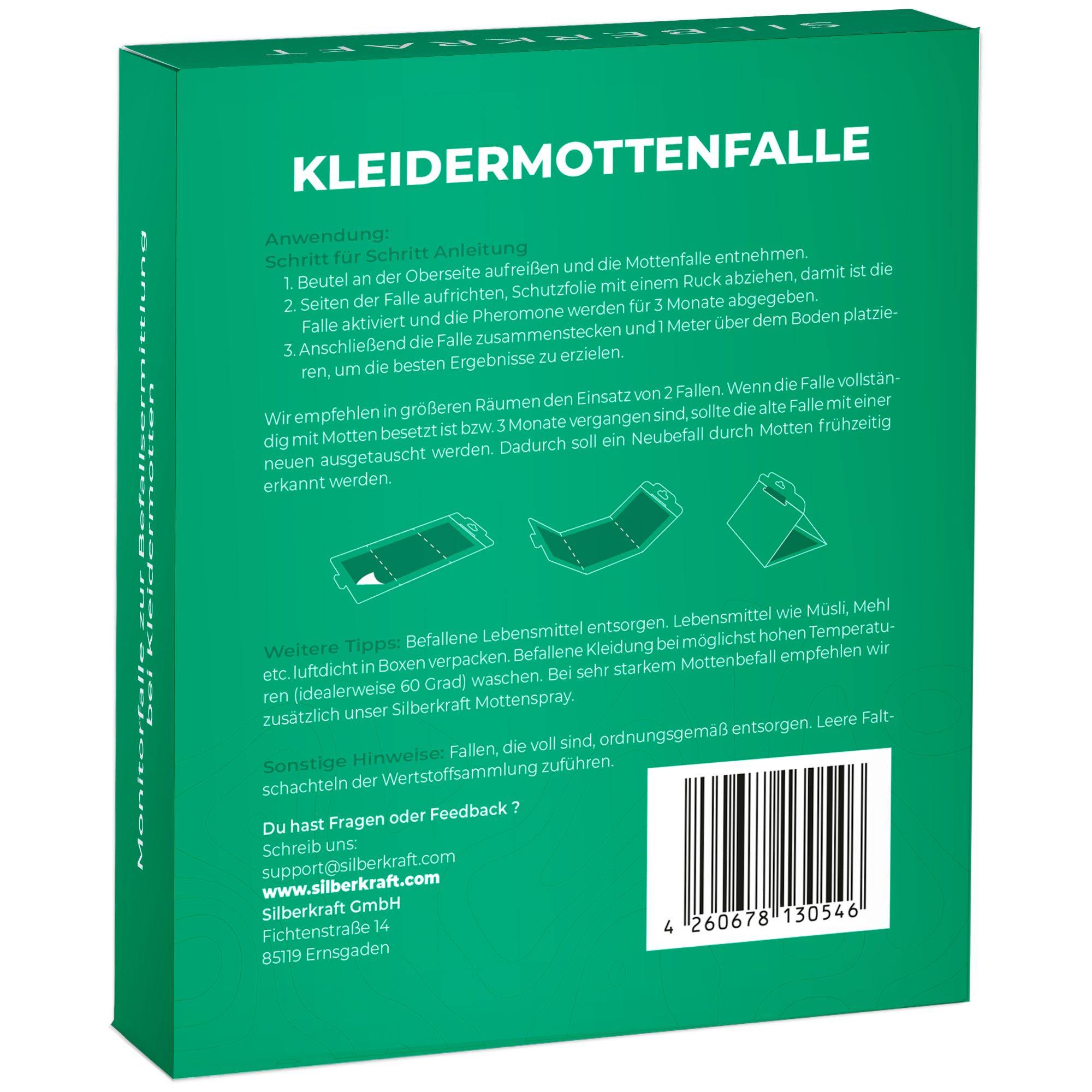 SILBERKRAFT Mottenfalle