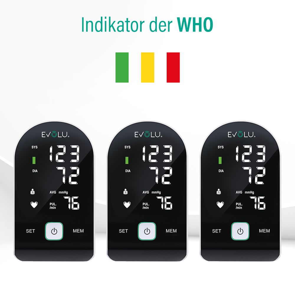 INTELLIGENT Oberarm-Blutdruckmessgerät Black Edition