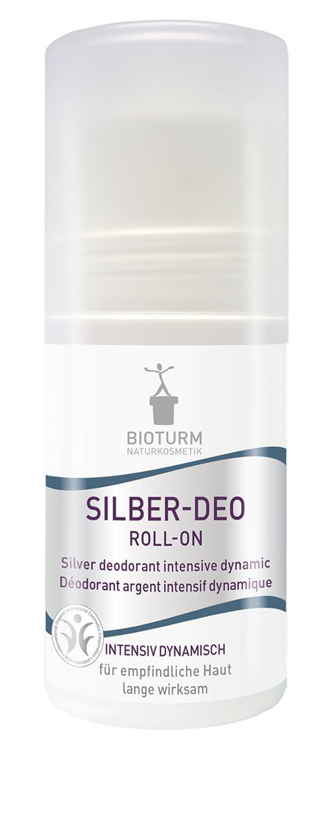 Bioturm Naturkosmetik Silber Deo Roll On intensiv dynamisch 50 ml
