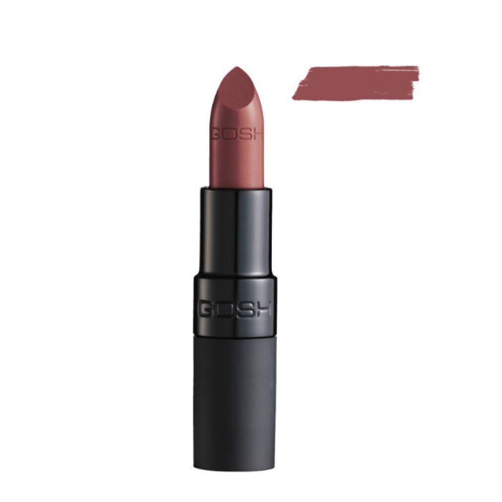 Gosh Velvet Touch Lipstick 012 Matt Raisin. Mattes Finish.