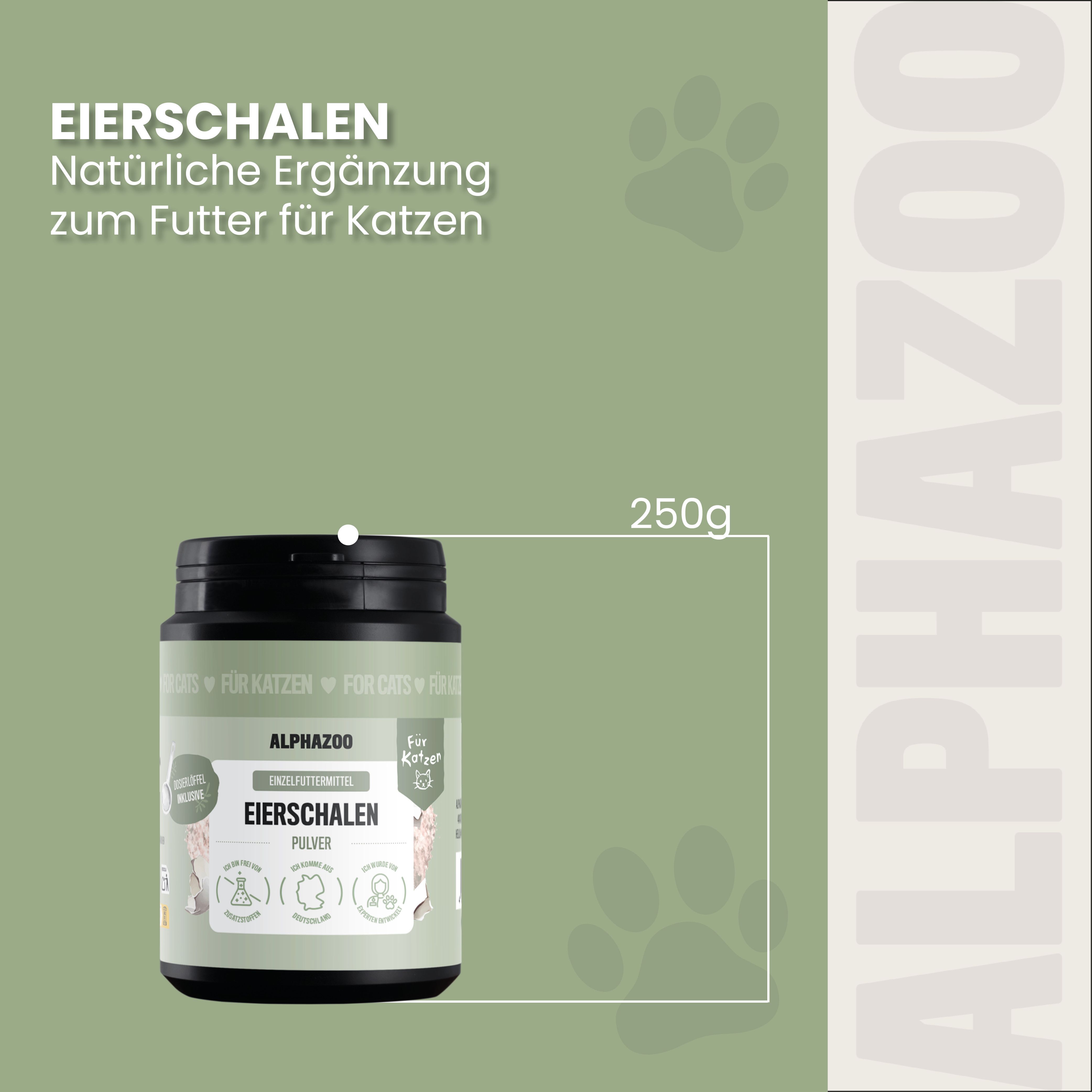 Eierschalenpulver für Katzen