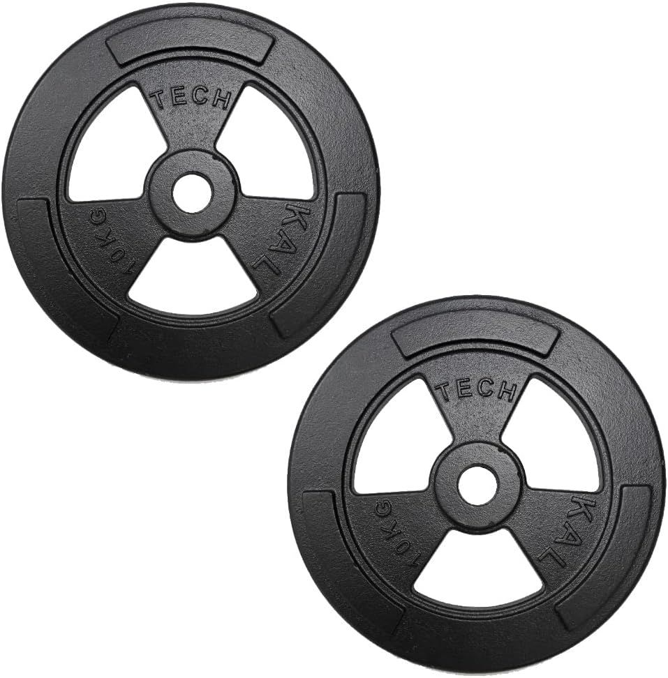 FFitness 2 Dischi Olimpionici da 10 Kg Foro da ø 30 mm FF