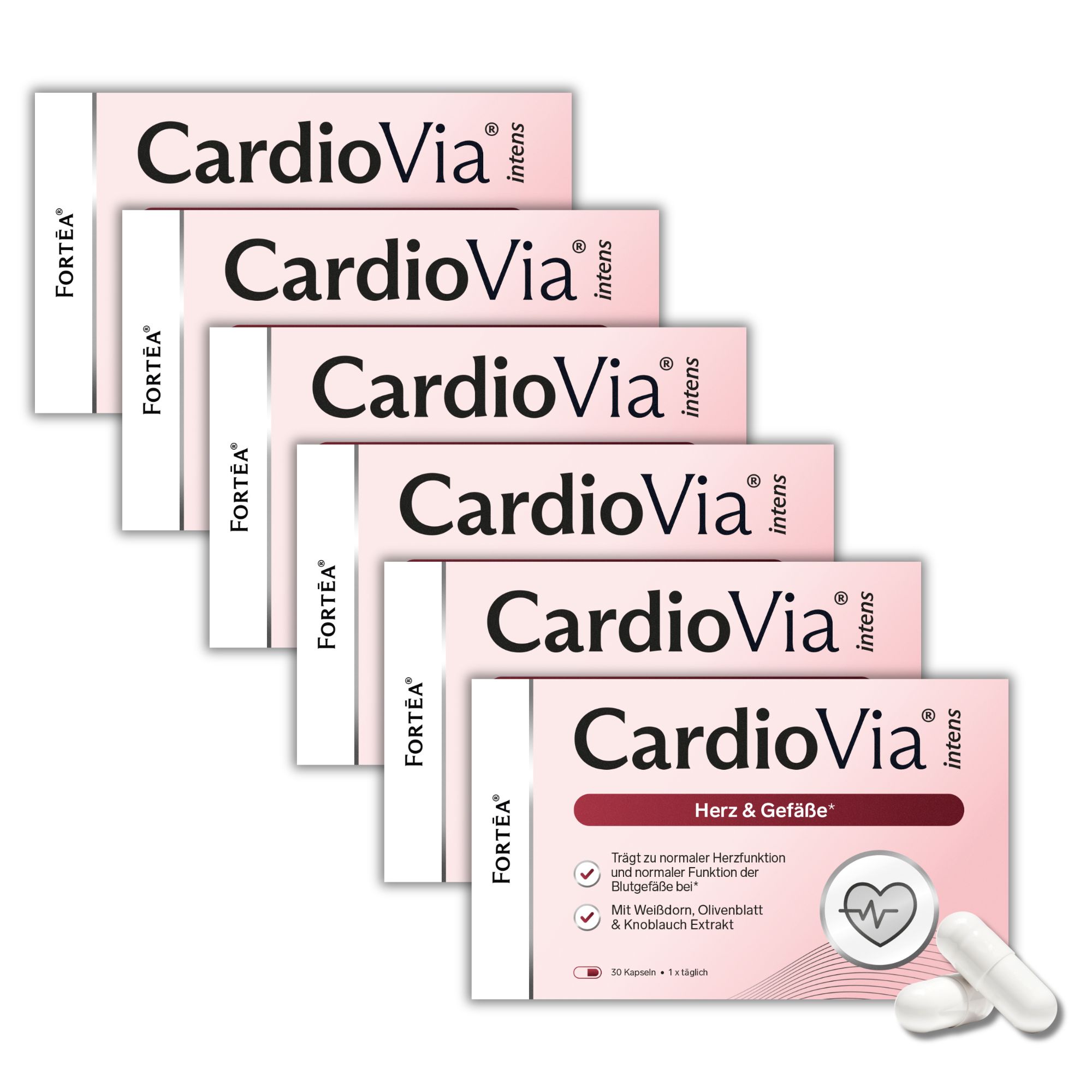Fortea® CardioVia® intens – Herz & Gefäße 180 St Kapseln