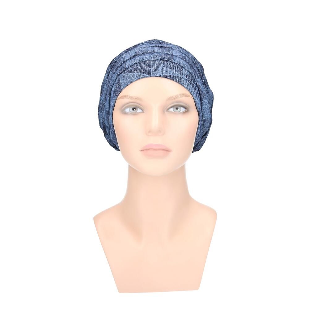 Turban Amira von Turbane - designs by Lofty in Jeans mix