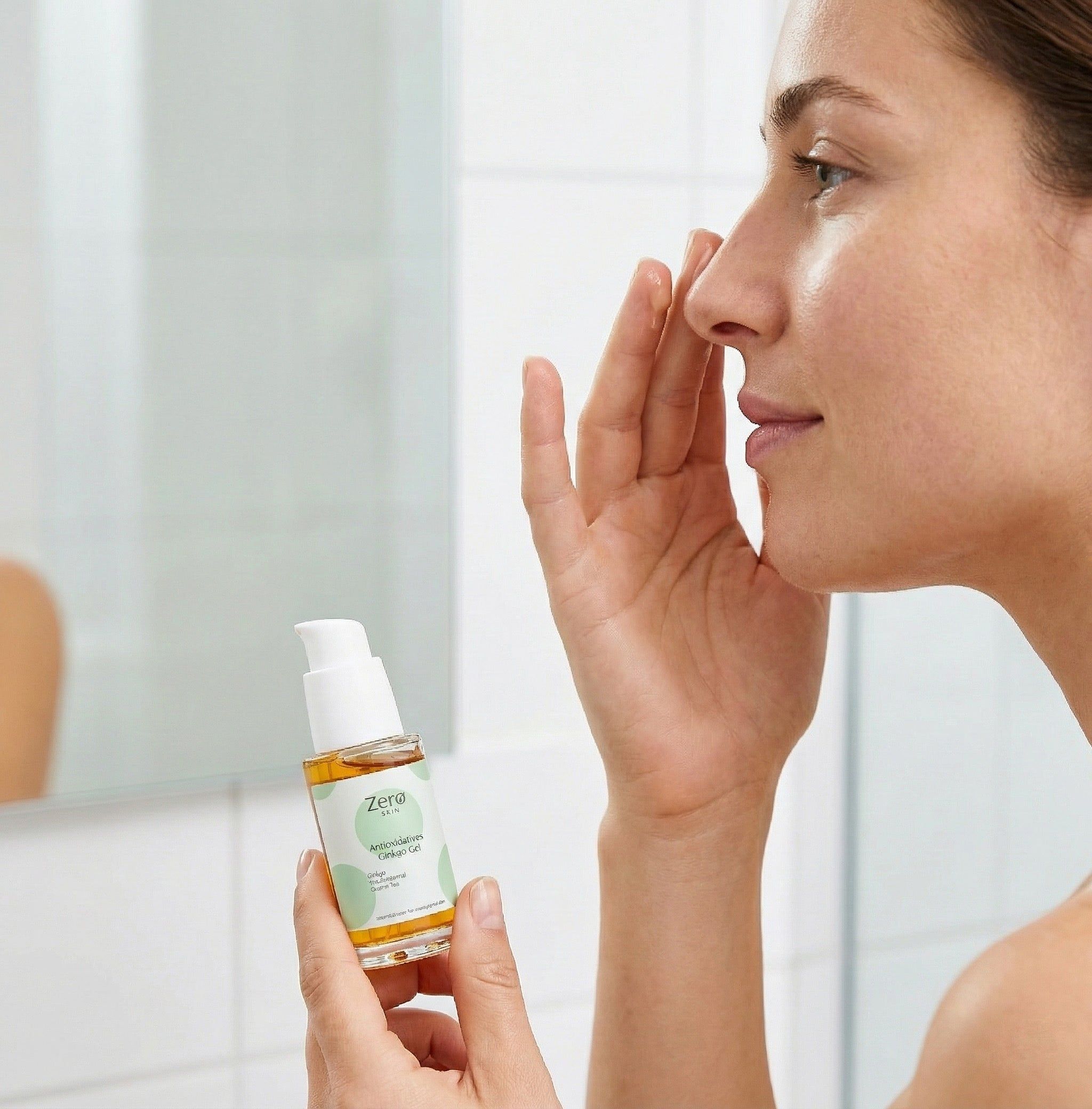 Zero Skin Antioxidatives Ginkgo Gel, schützend hydratisierend für müde und fahle Haut