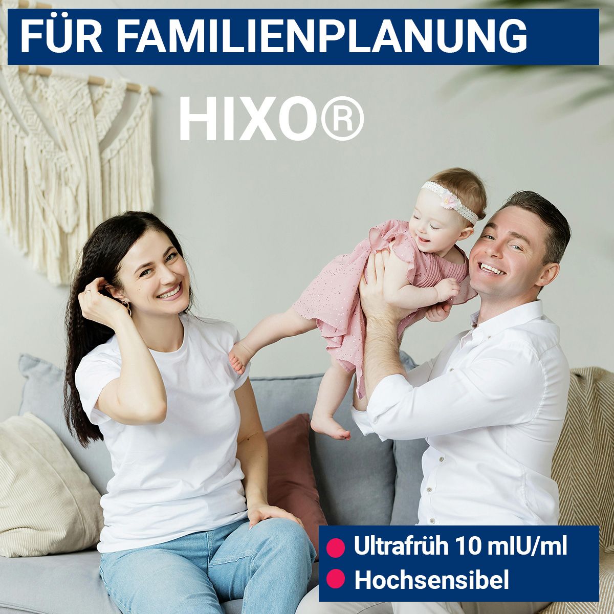 HIXO Schwangerschaftstest Ultrafrüh 10 mIU/ml (HCG)