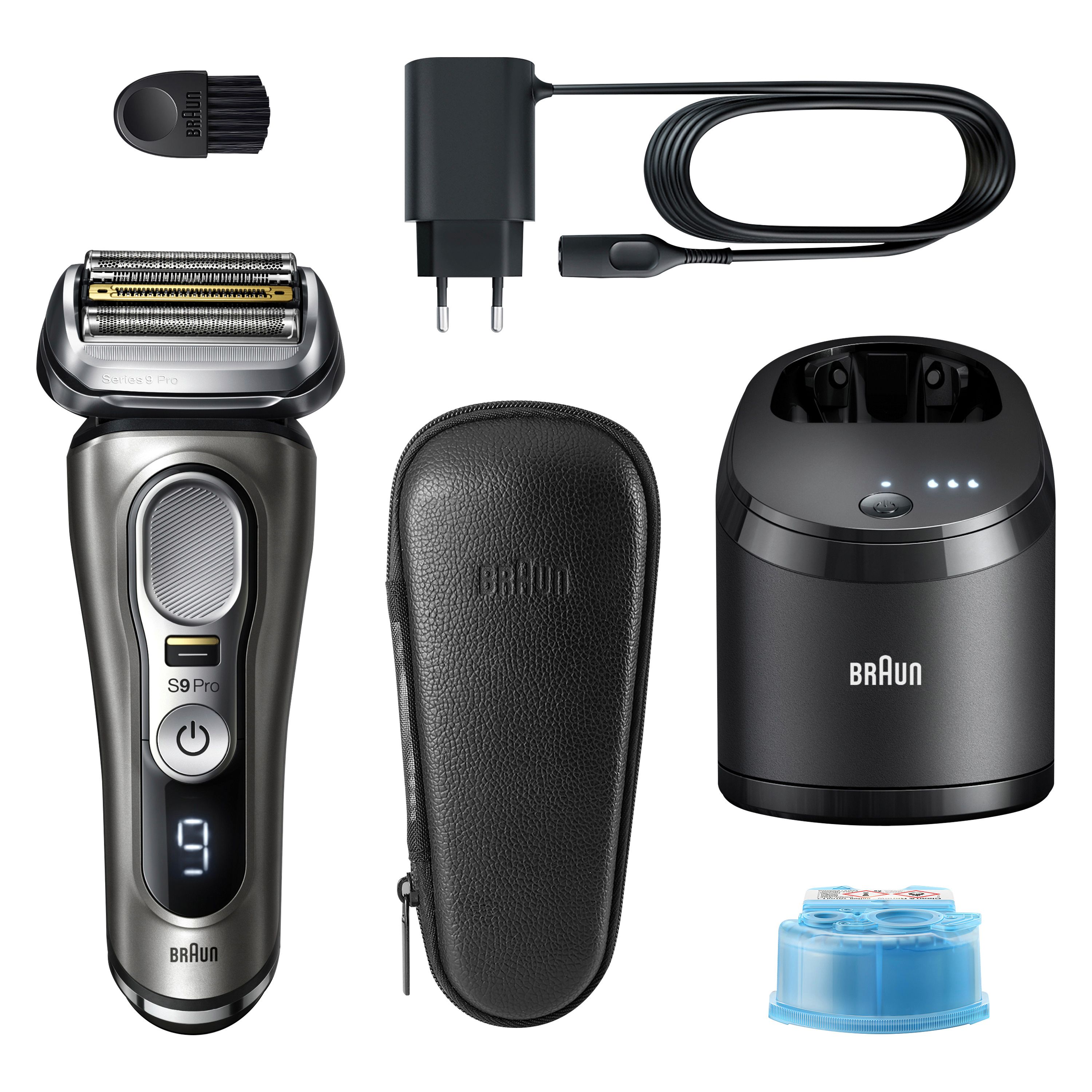 Braun - Elektrischer Rasierer für Männer "Series 9 9485cc wet&dry" Grey