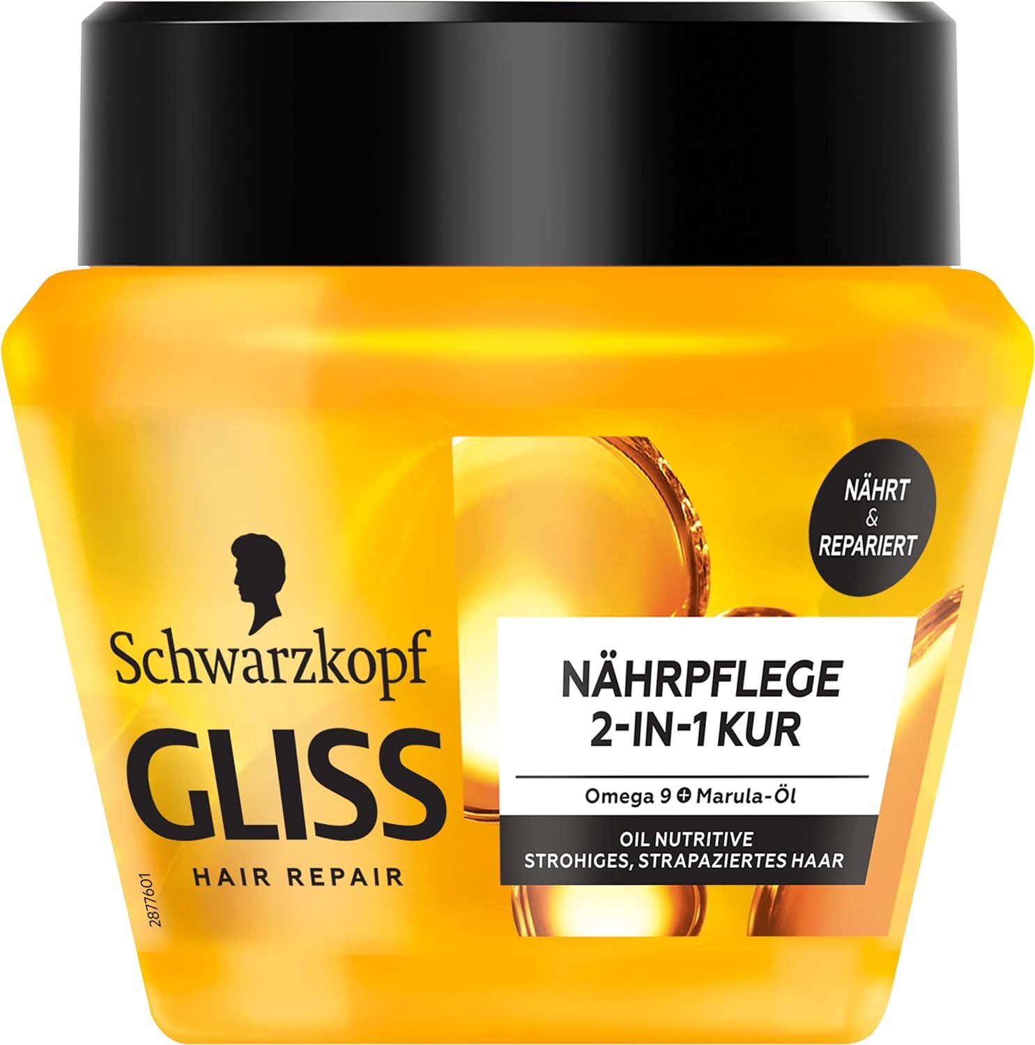 Schwarzkopf Gliss Kur 2-in-1 Nährpflege Kur Oil Nutritive