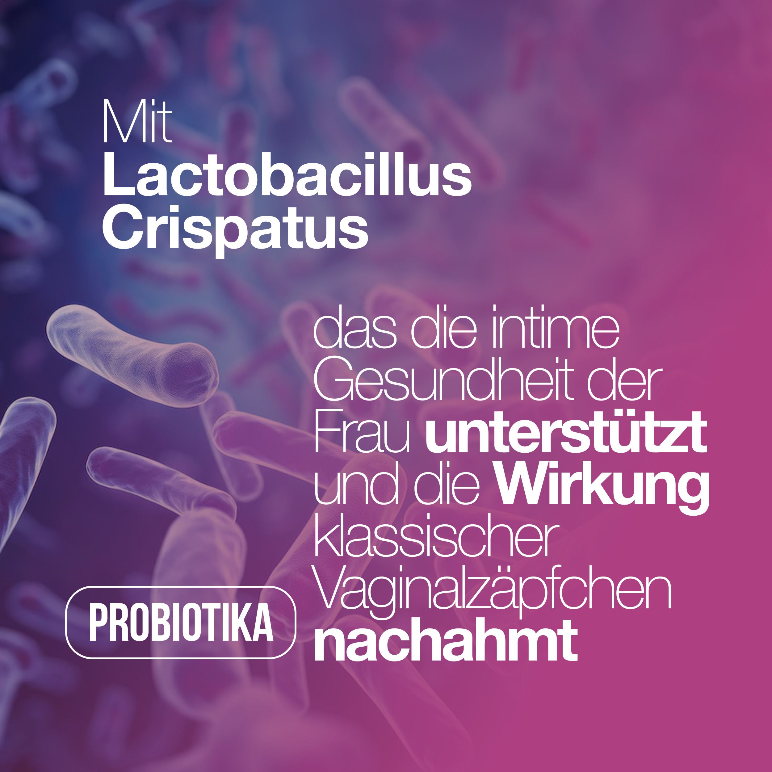 Intimflora Komplex für Frauen | Probiotika mit Milchsäurebakterien & L. Reuteri | 30 Kapseln