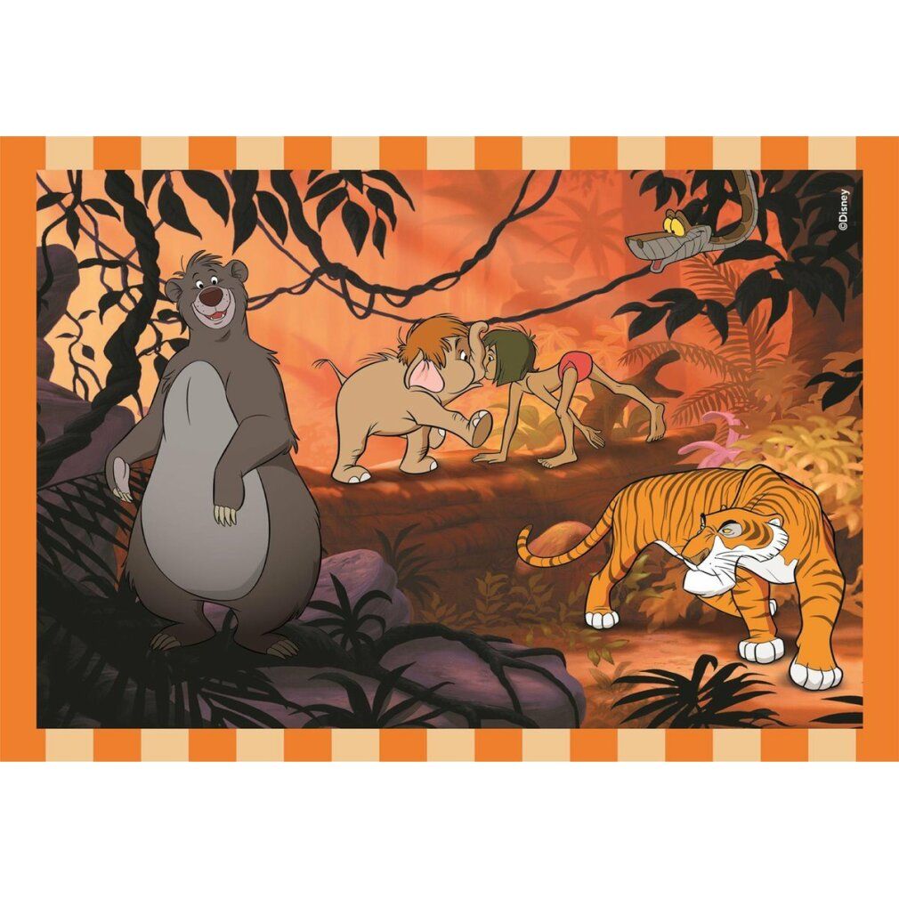 Supercolor 4 in 1 - Disney Classics (4 Puzzle (12-24 Teile))