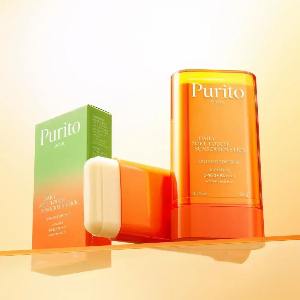 PURITO Daily Soft Touch SPF 50+ Stick – Reise-Sonnenschutz & Thermoschutz
