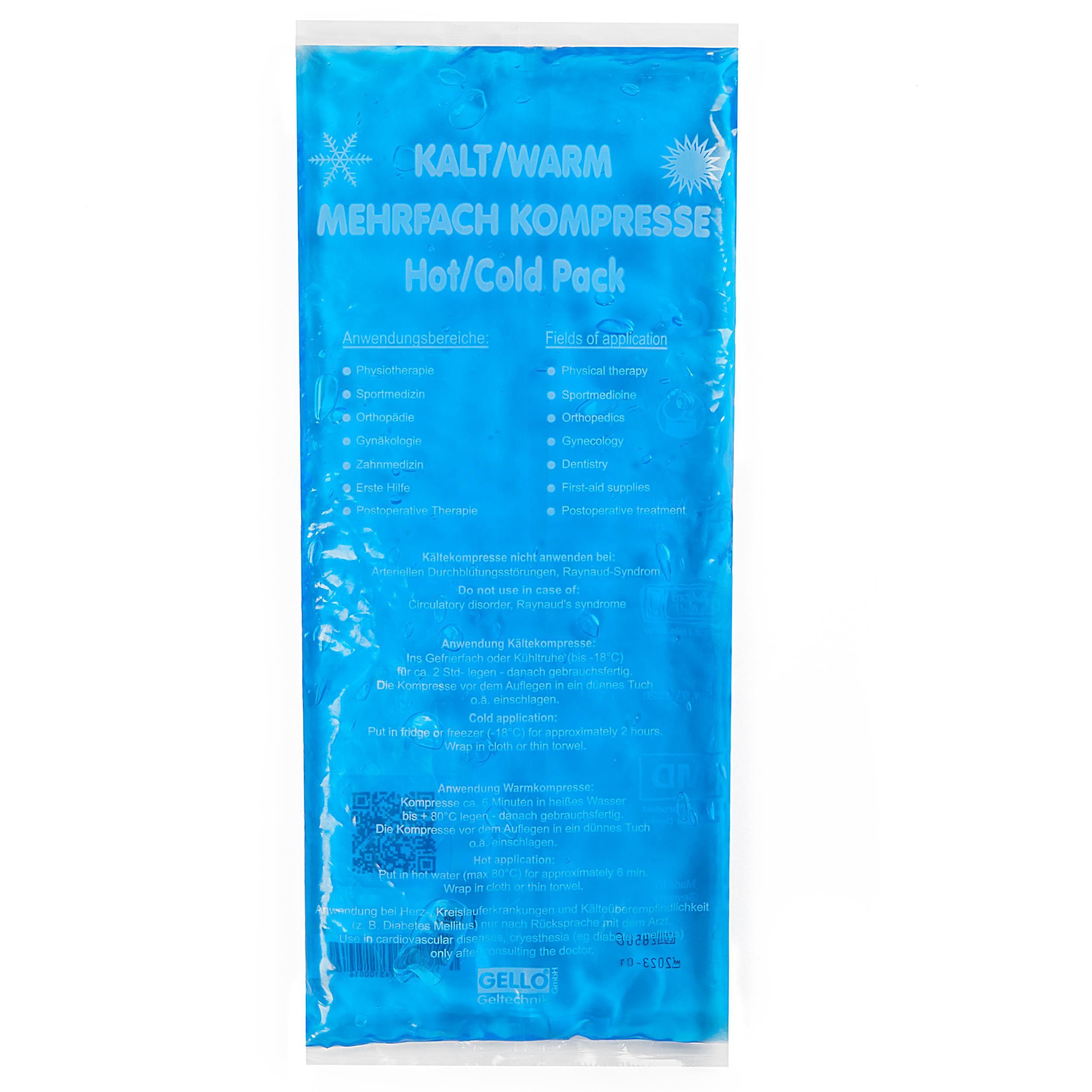 Kalt- & Warmkompresse - Mehrfachverwendung - Blau