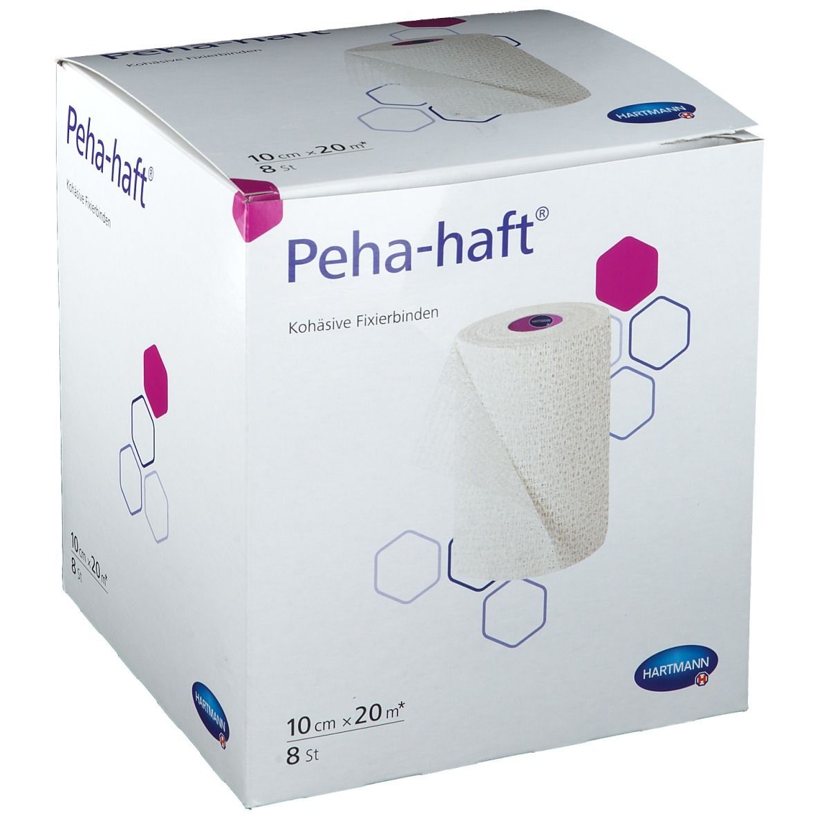 Peha-Haft Fixierbinde latexfrei 10 cmx20 m