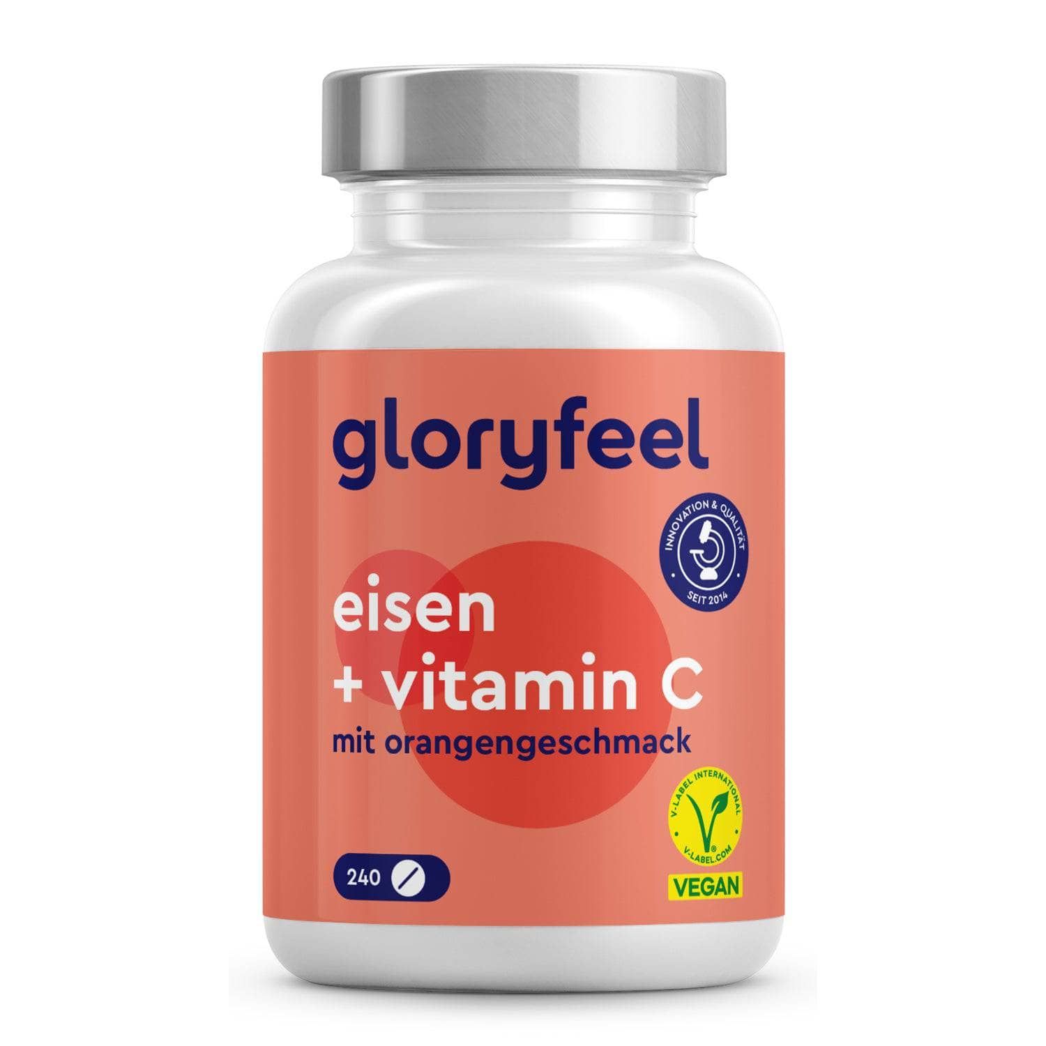 gloryfeel® Eisen + Vitamin C Kapseln