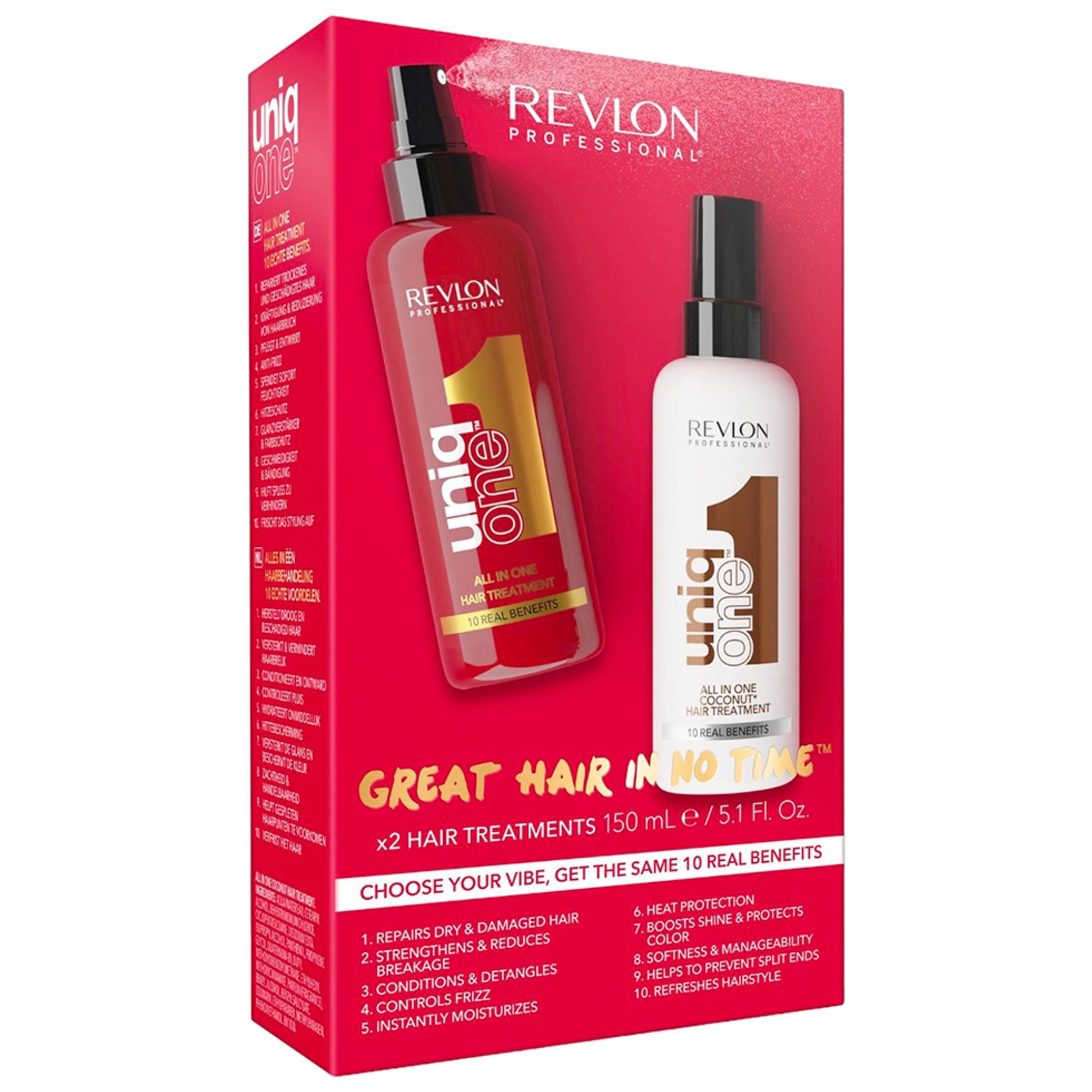 Revlon Professional UniqOne All-In-One Haarkur 1 + mit Coconut-Duft 9,5x4,8x16,8 cm