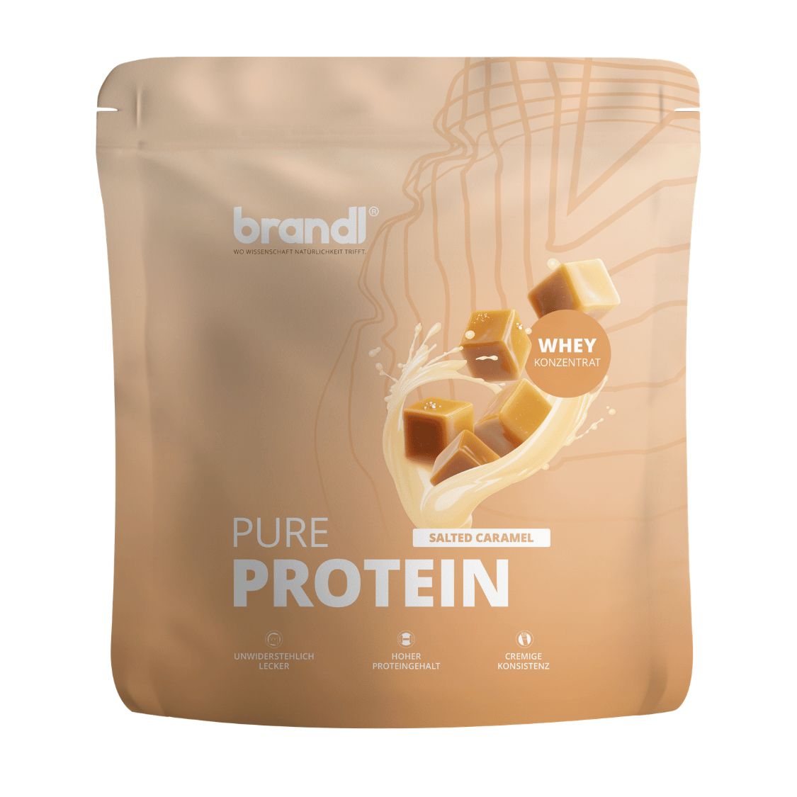 brandl® Pure Protein 2.0 Proteinpulver Whey | Eiweißpulver mit natürlichem Aroma 2000 g Pulver