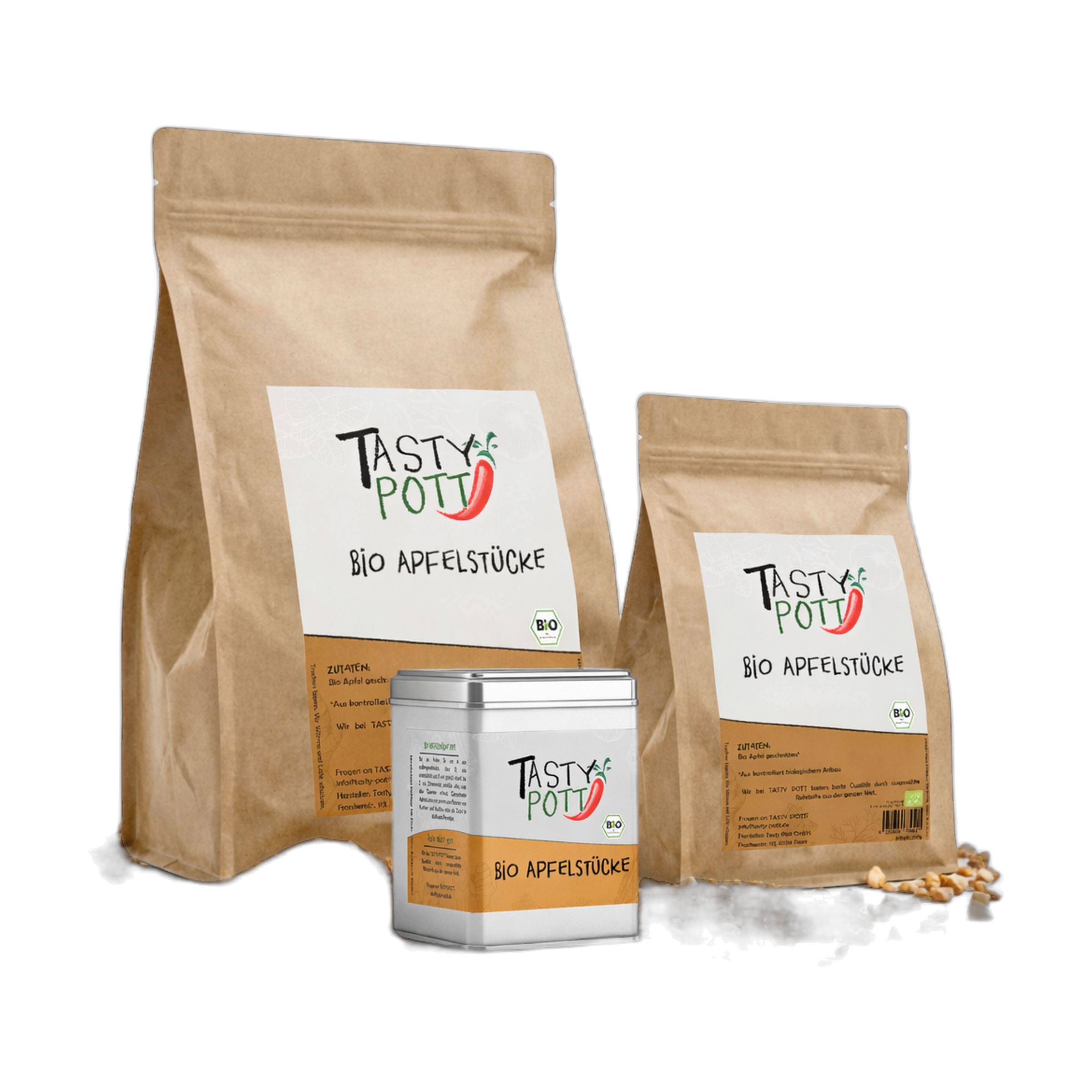 Tasty-Pott Tasty Pott Bio feine Apfelstücke 1 St