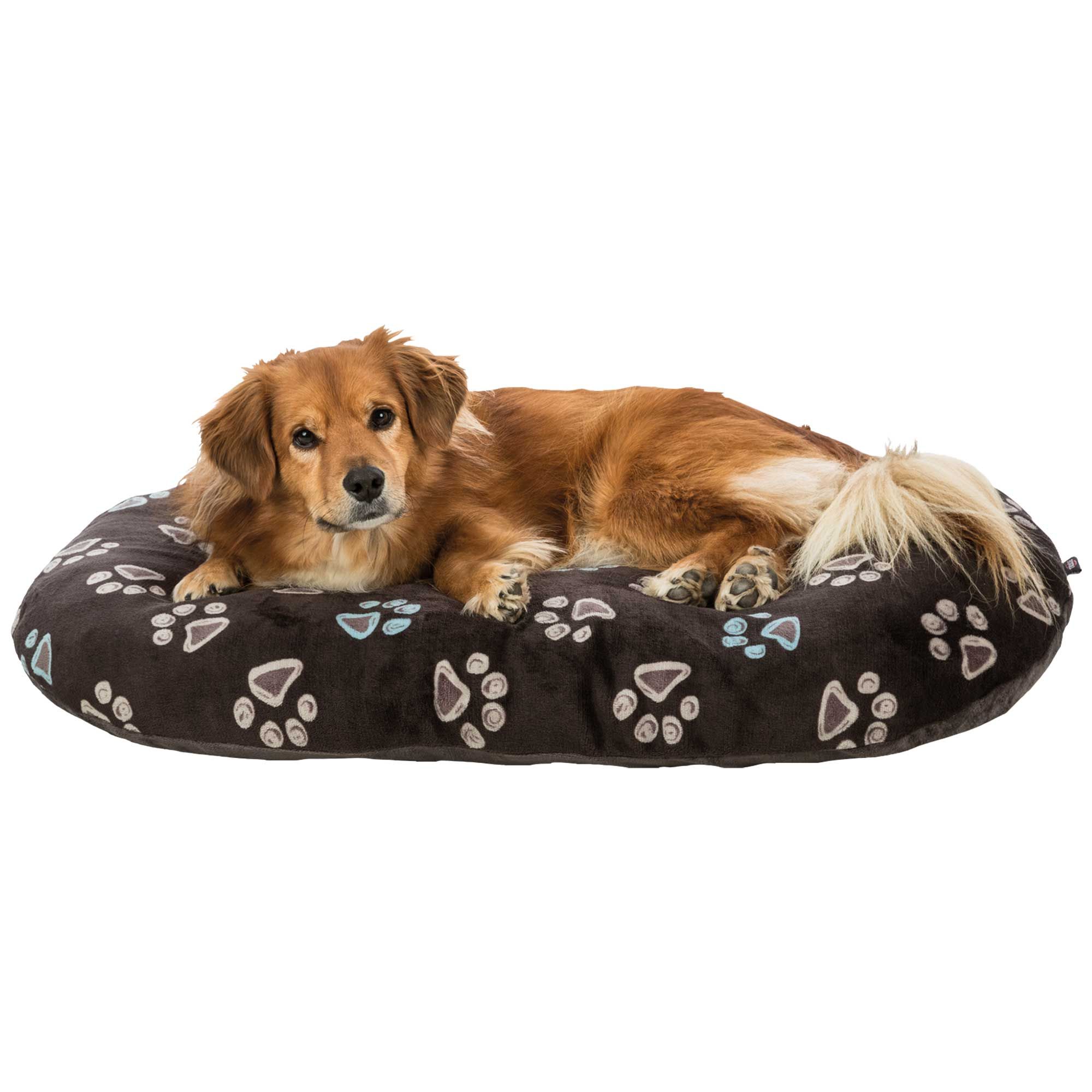 Hundekissen - Bunte Tapsen - ganz weiches kuscheliges Hundekissen - 95x60 cm