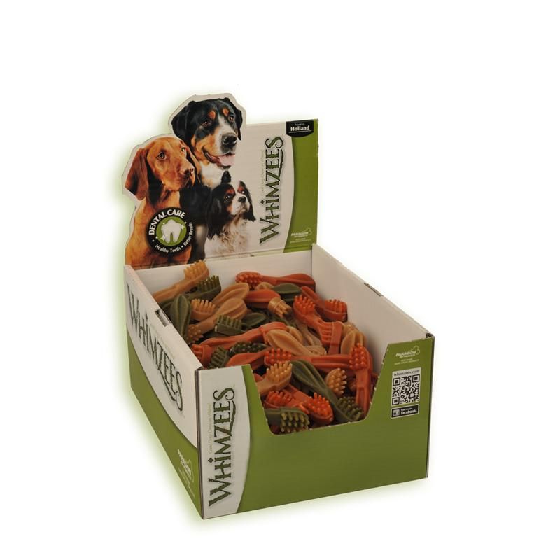 Whimzees Zahnbürste M Display 2,25 kg