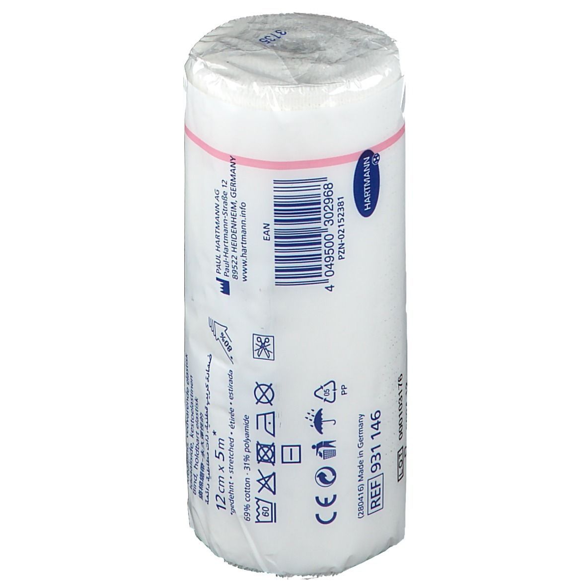 Idealast® Idealbinde 12 cm x 5 m mit Verbandklammern