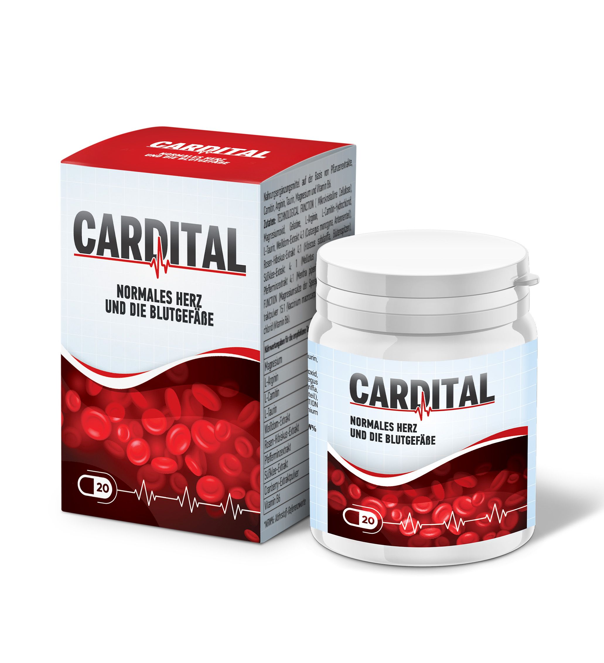 Cardital Nahrungsergnzungsmittel  Cranberry-extrakt, Magnesium, L-Arginin