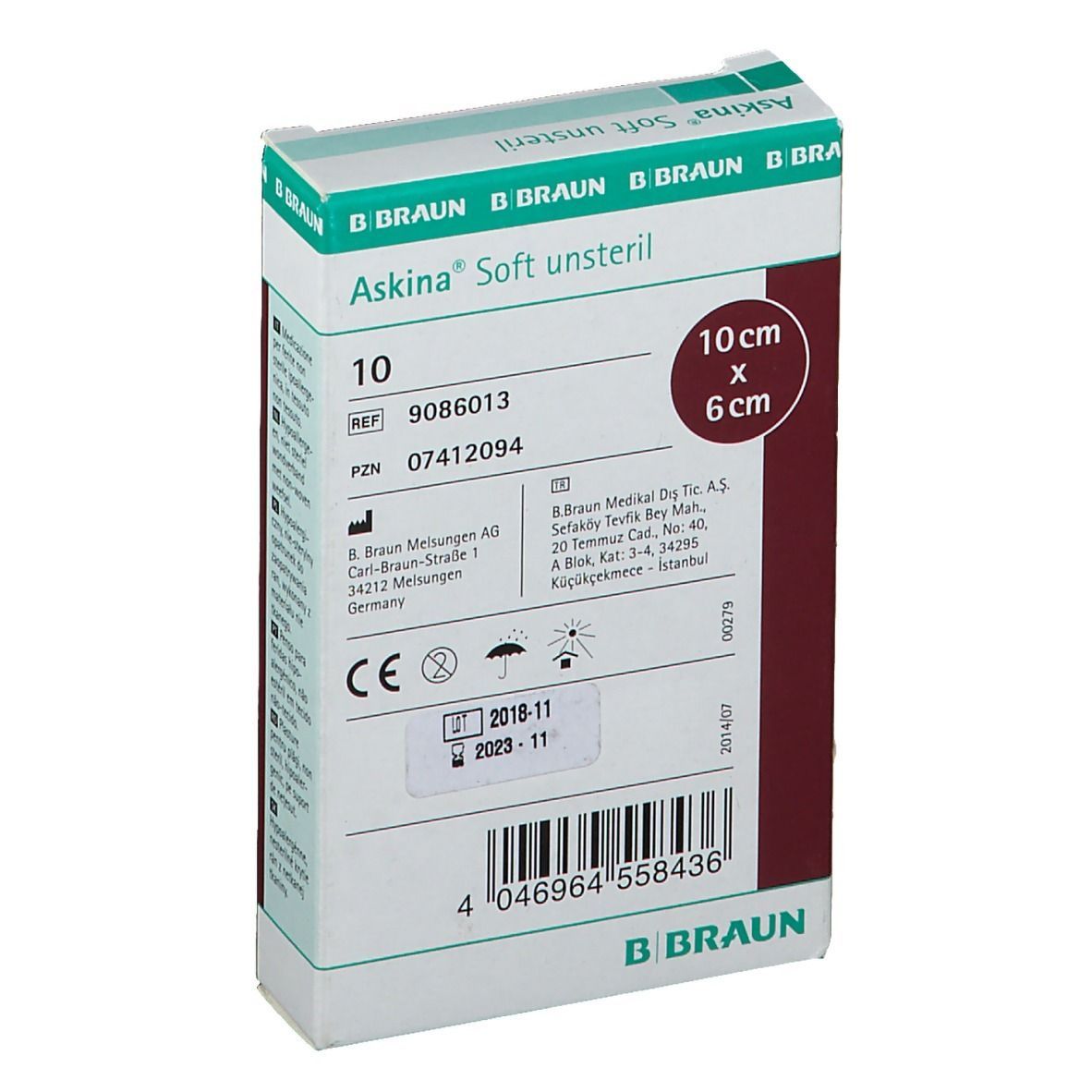 Askina® Soft Wundverband 1 m x 6 cm unsteril