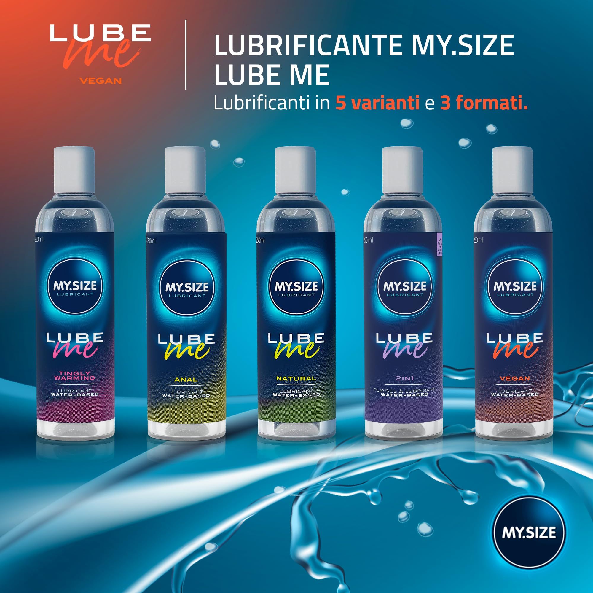 MY.SIZE Lube Me Premium Gleitgel Vegan