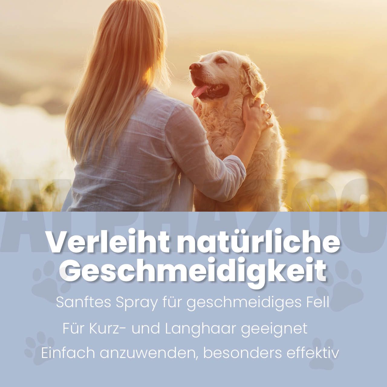 alphazoo Coco Loco Fellspray für Hunde – Kokos und Sheabutter