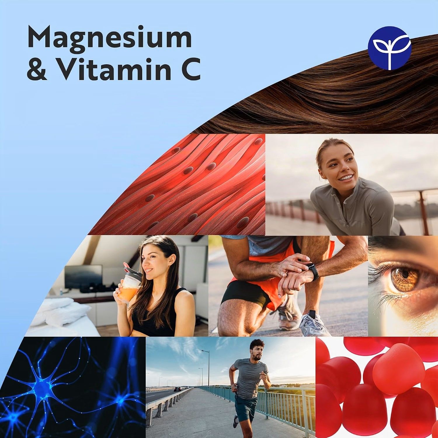 Nutravita Magnesiumcitrat mit Vitamin C, Gummies Beere