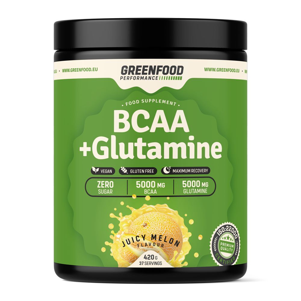 GreenFood Nutrition Performance BCAA + Glutamine Juicy Melon