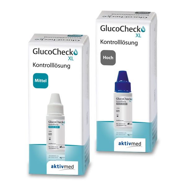 GlucoCheck XL Kontrolllösung (hoch)